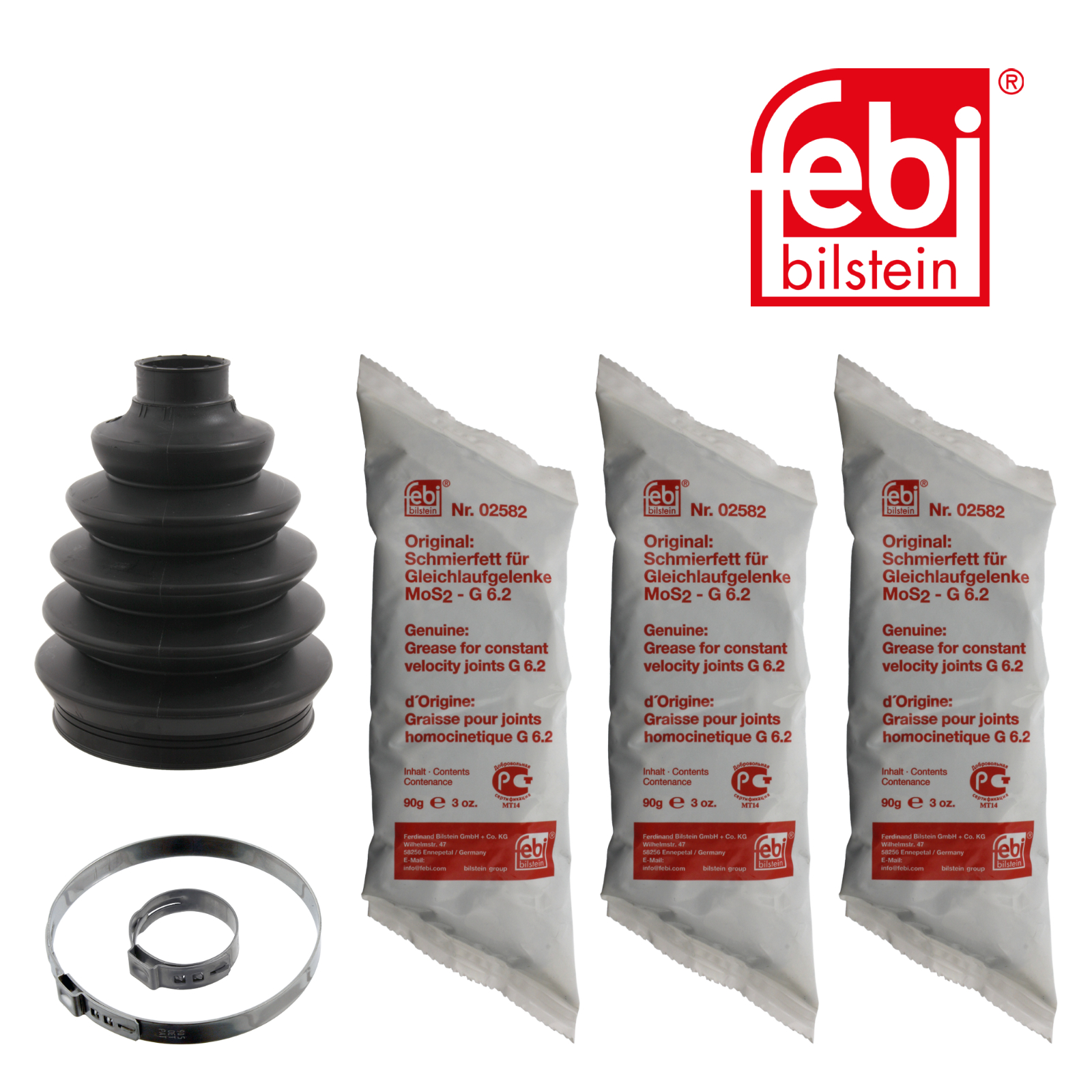 Febi Drive Shaft Bellow Kit Front Right Thermoplast 47961