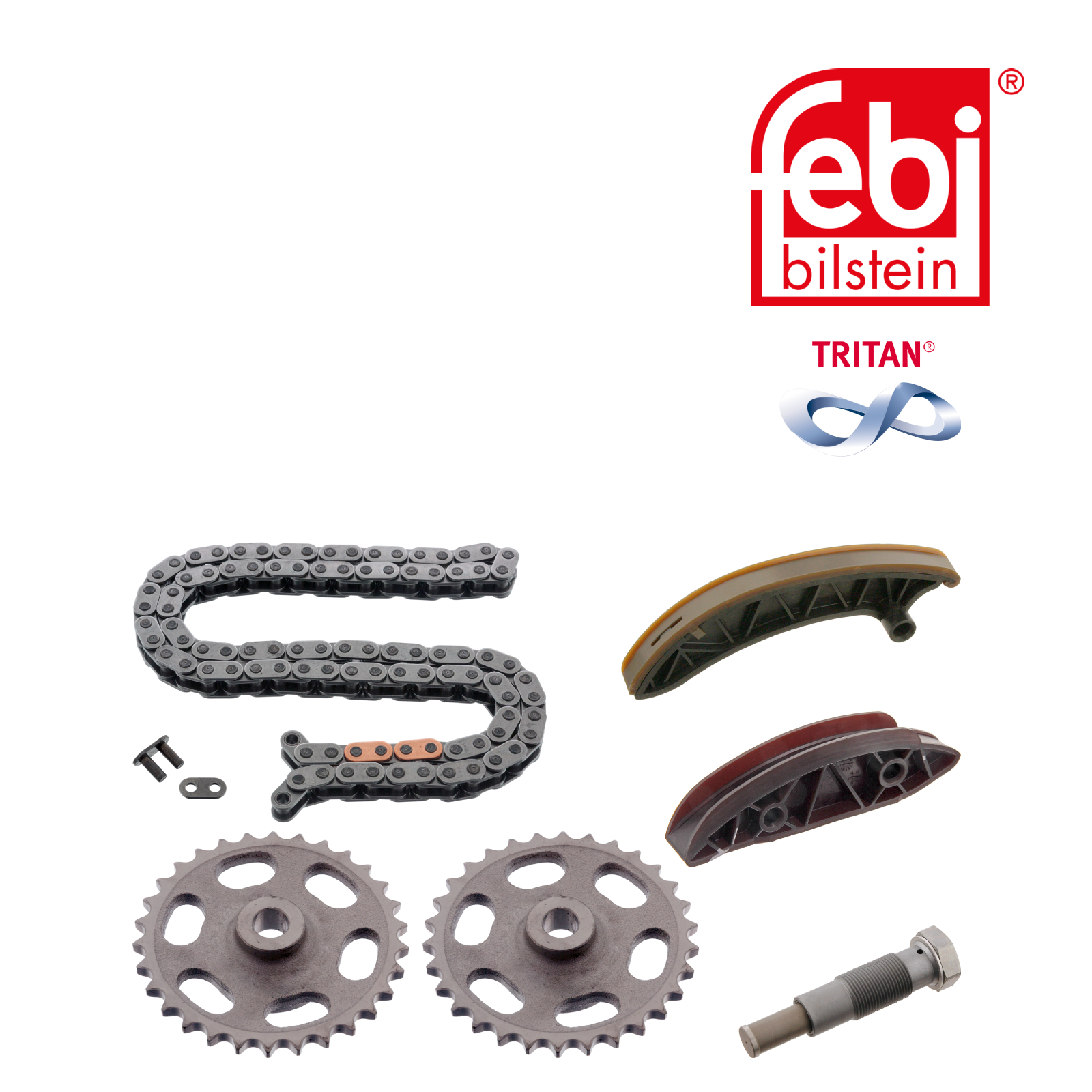Febi Timing Chain Kit Set 96 Links 9mm 49571
