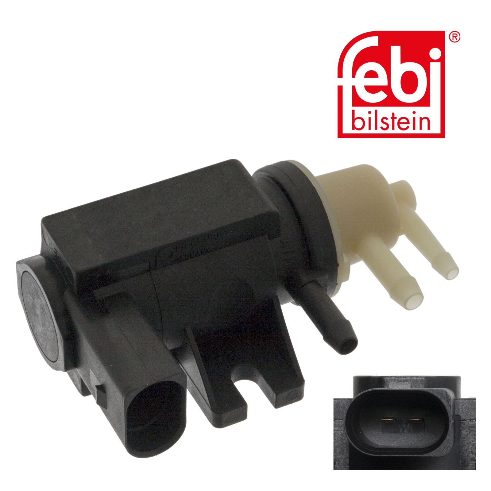 Febi Exhaust Control Pressure Converter 2 Connectors V 48643
