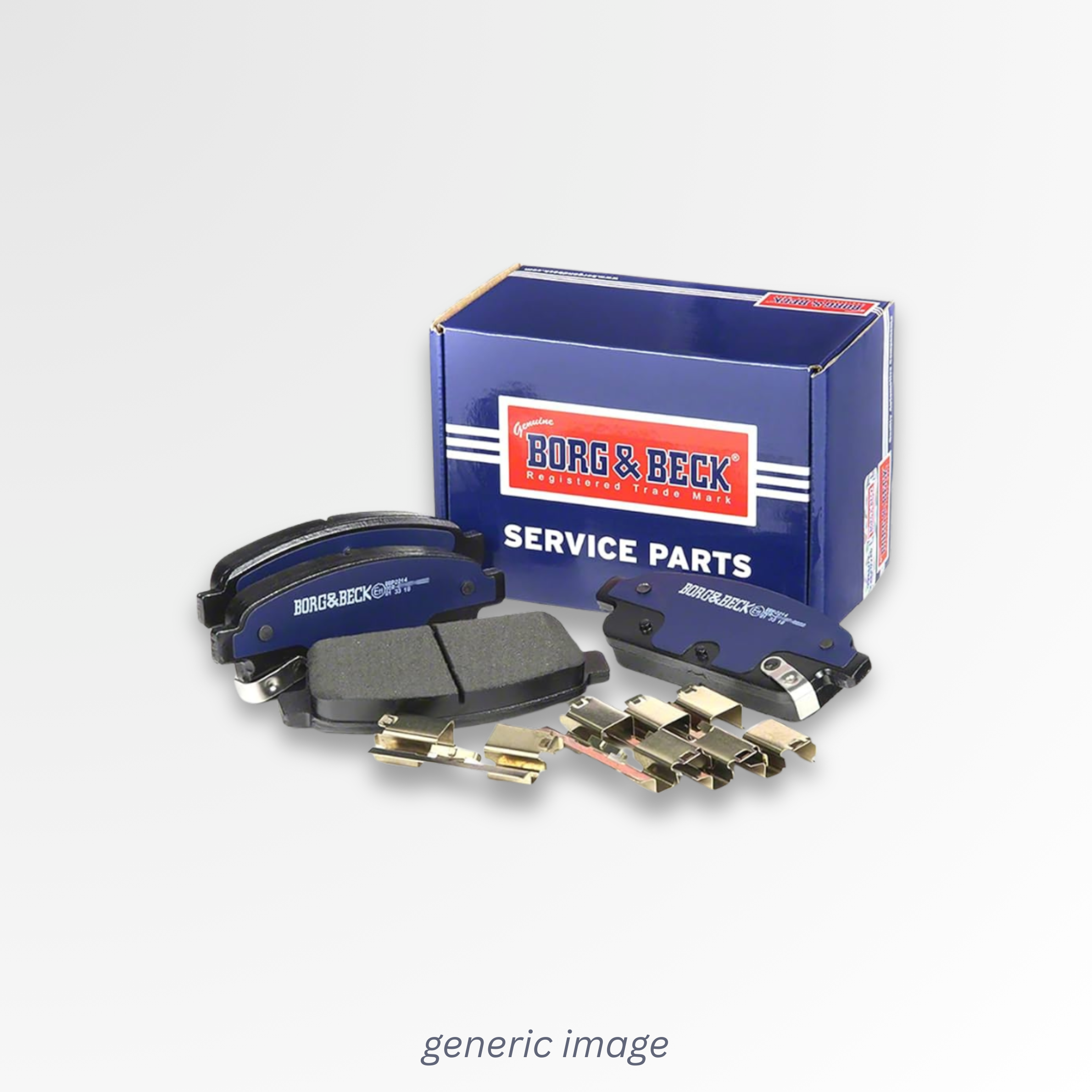 Borg & Beck Brake Pad Accessory Fitting Kit Front BBK1432