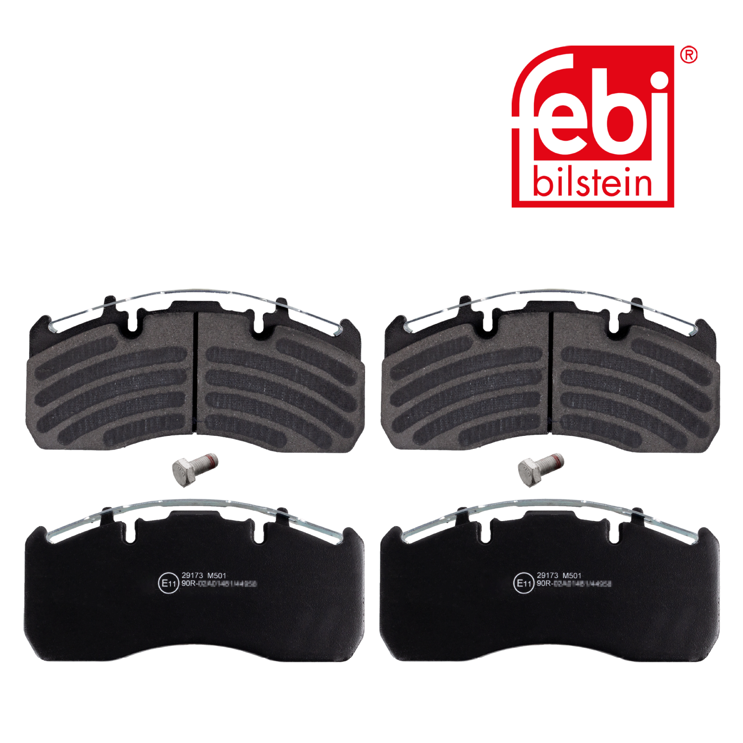 Febi steered trailing axle Brake Pad Set 16906
