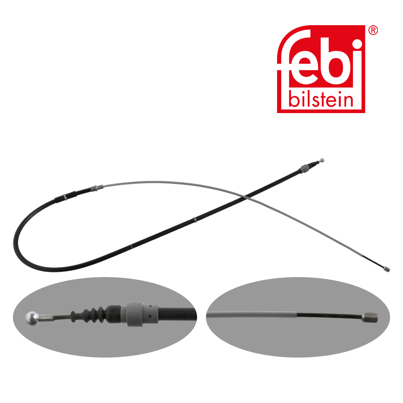 Febi Handbrake Cable Right Rear 48308