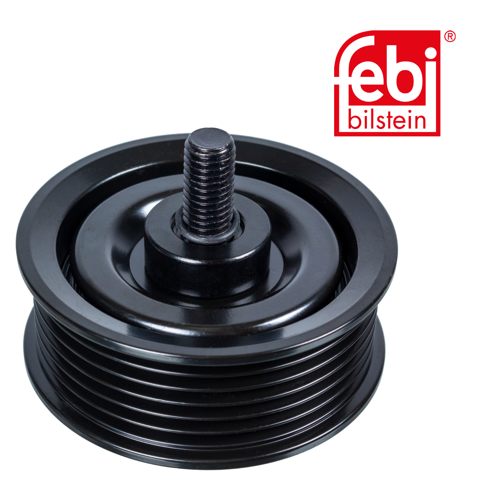 Febi V-Ribbed Belt Deflection/Guide Pulley Lower Lef 100350