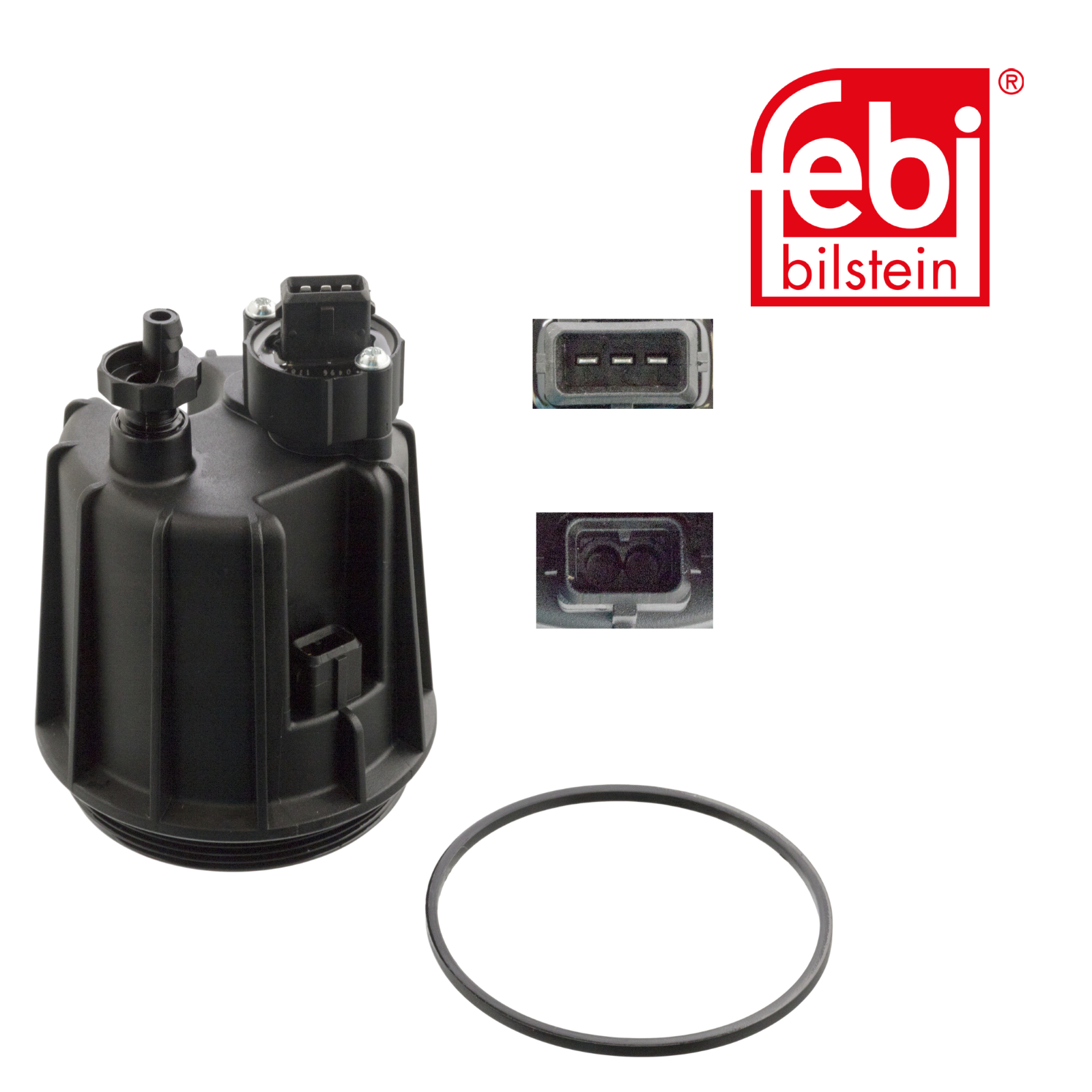 Febi Fuel System Water Separator 108mm OD High 3 Connectors 103290