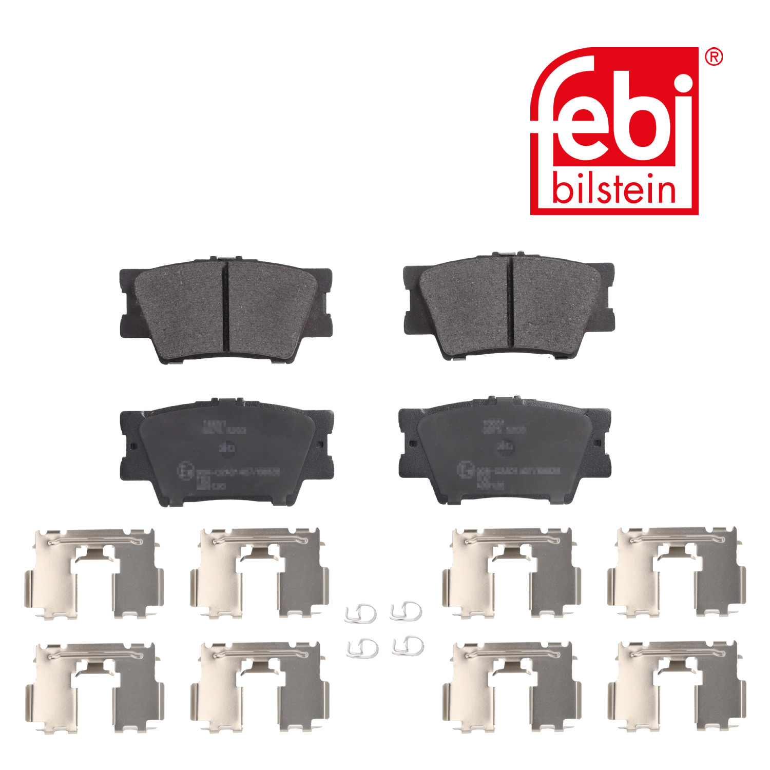 Febi Rear Brake Pad Set 16651