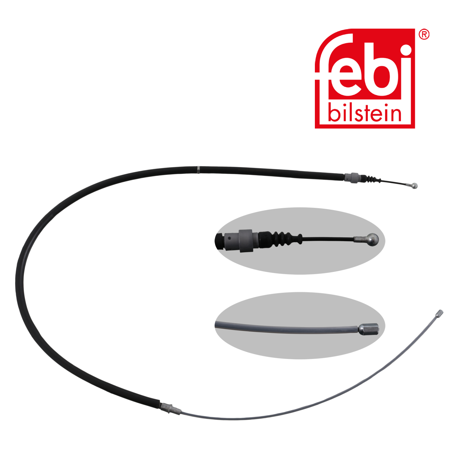 Febi Handbrake Cable Right Rear 49624