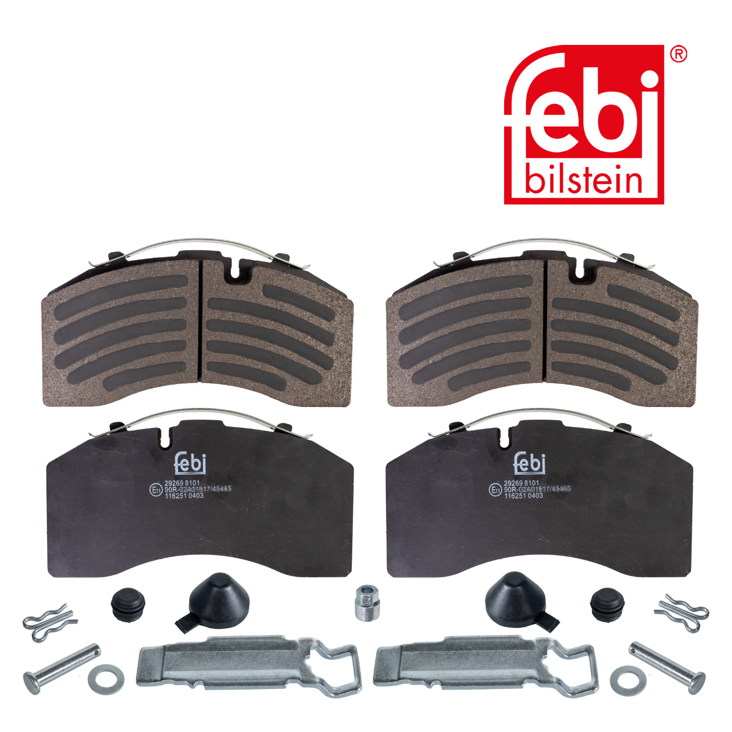 Febi Rear Brake Pad Set 116251
