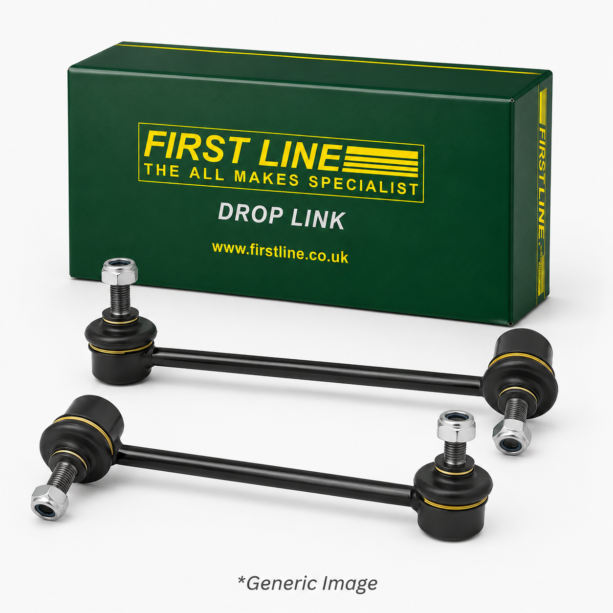 First Line 2 x Stabiliser Bar Links fits Kia Carens I 2002-2006 1.6 2.0