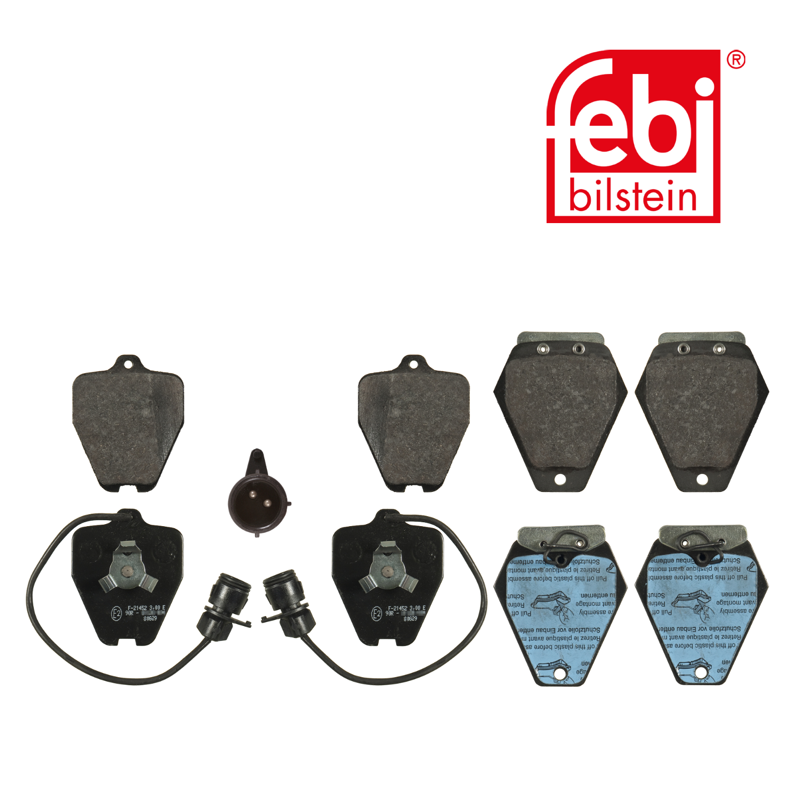 Febi Front Brake Pad Set 16762