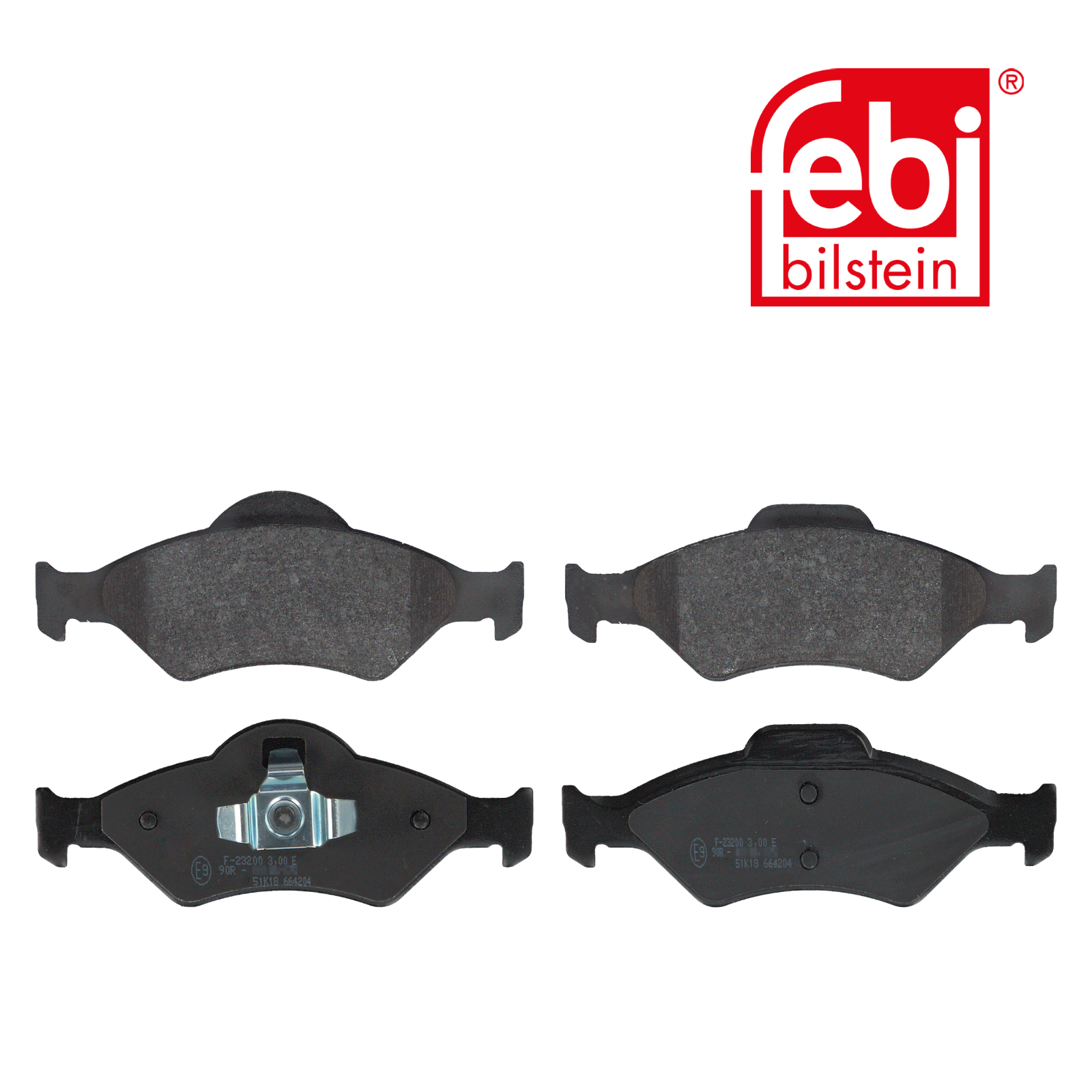 Febi Front Brake Pad Set 16400