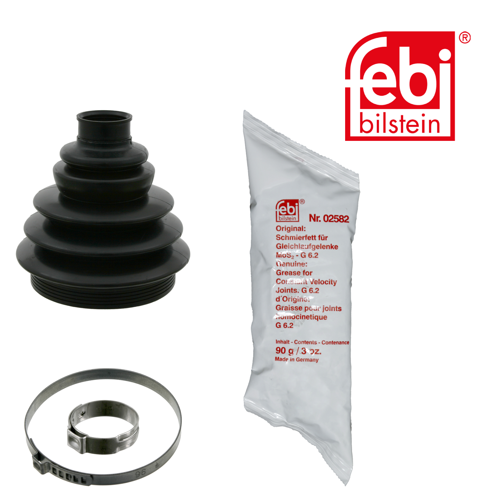 Febi Drive Shaft Bellow Kit Wheel Side Thermoplast 14909