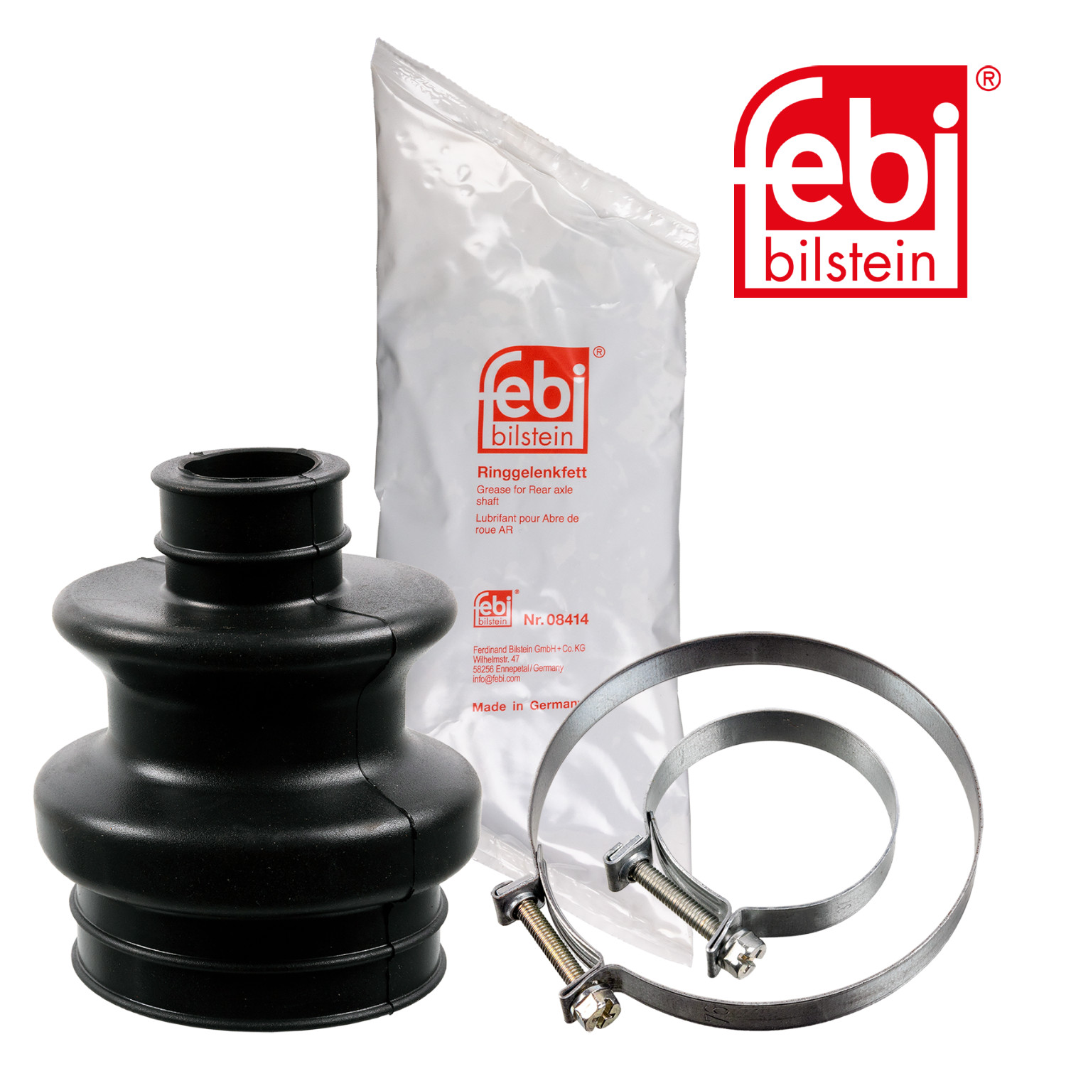Febi Drive Shaft Bellow Kit Wheel Side Rubber 06570