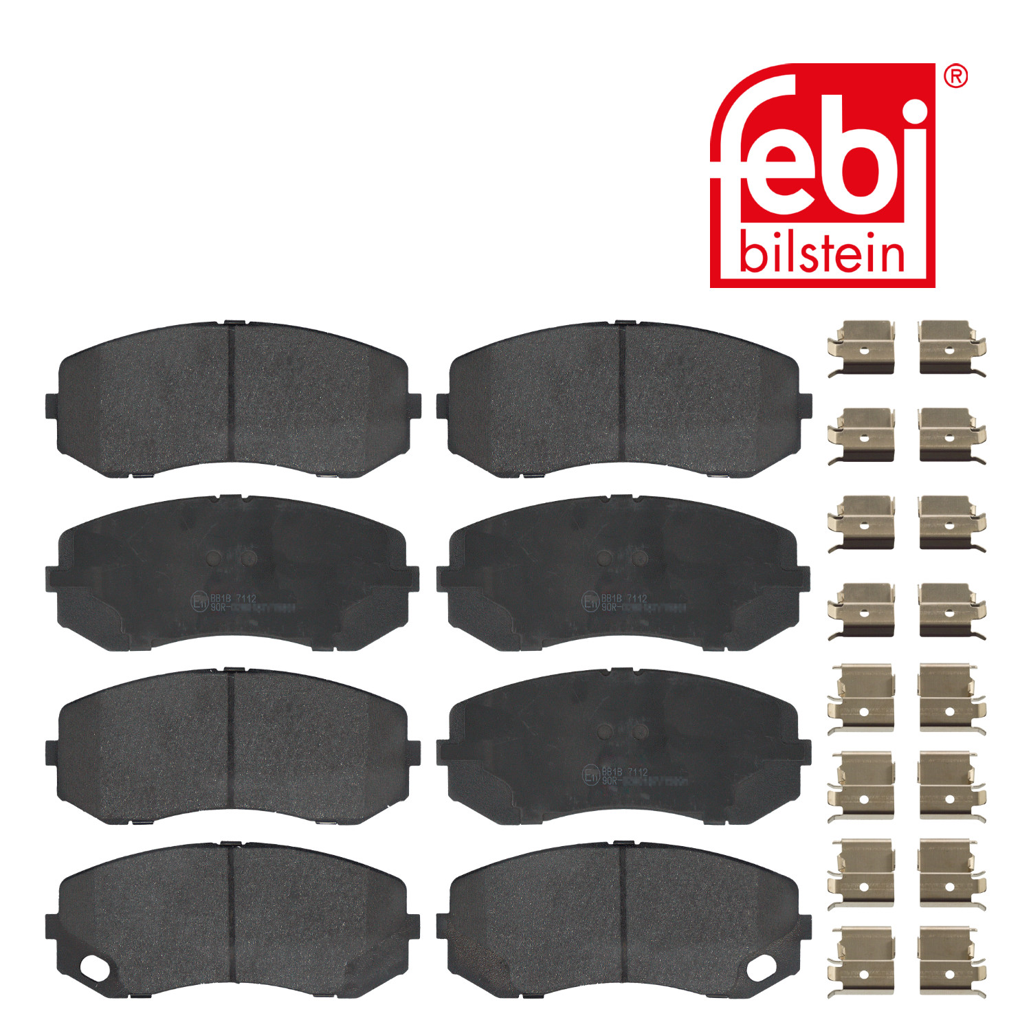 Febi Rear Brake Pad Set 16950