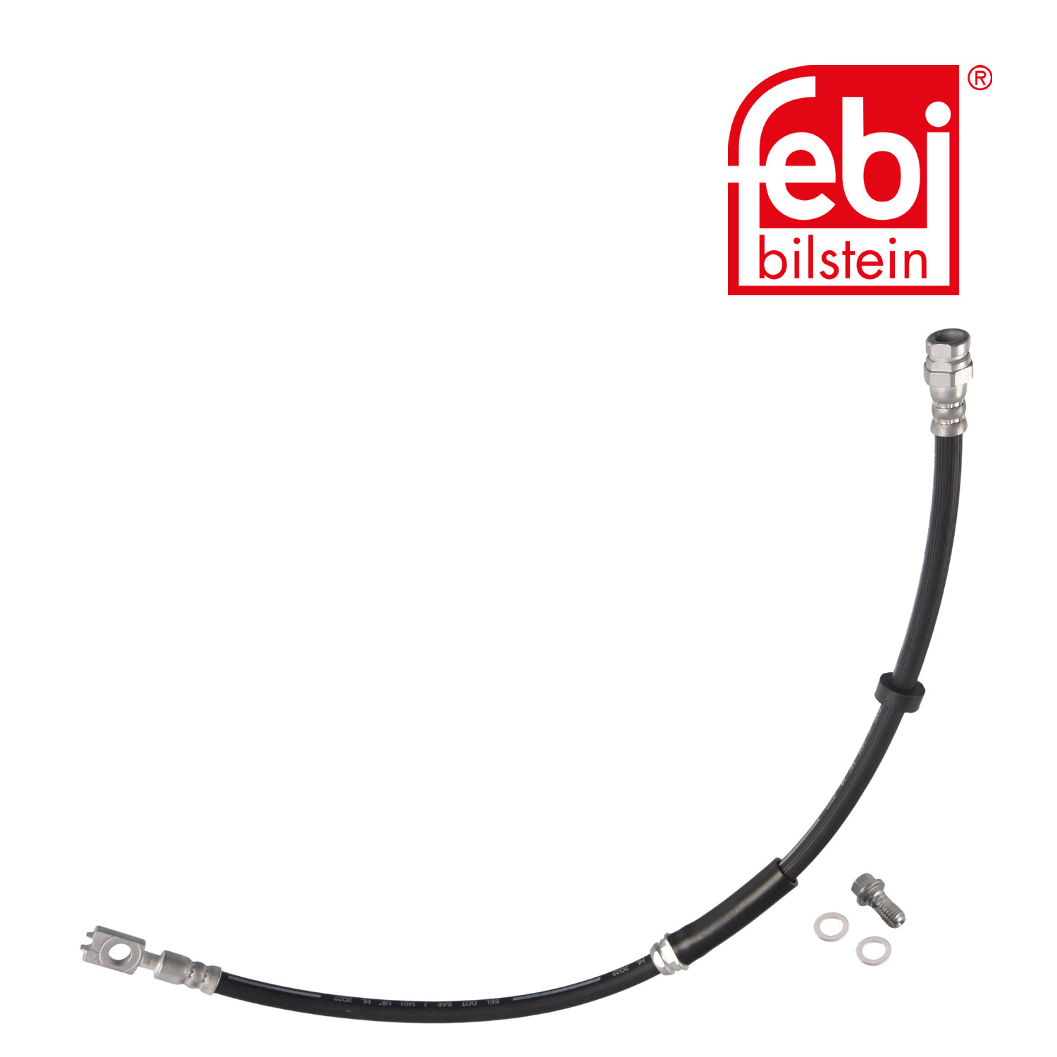 Febi Brake Hydraulic Hose Line Front Right 34790