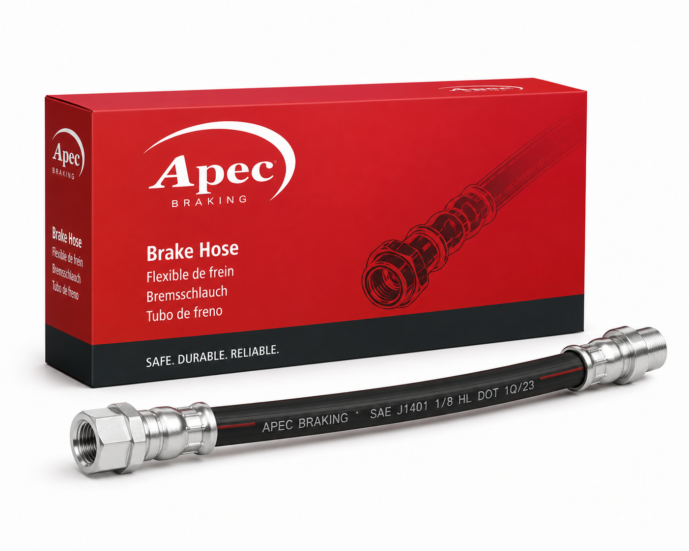 Apec Brake Hydraulic Hose Line Rear HOS4537