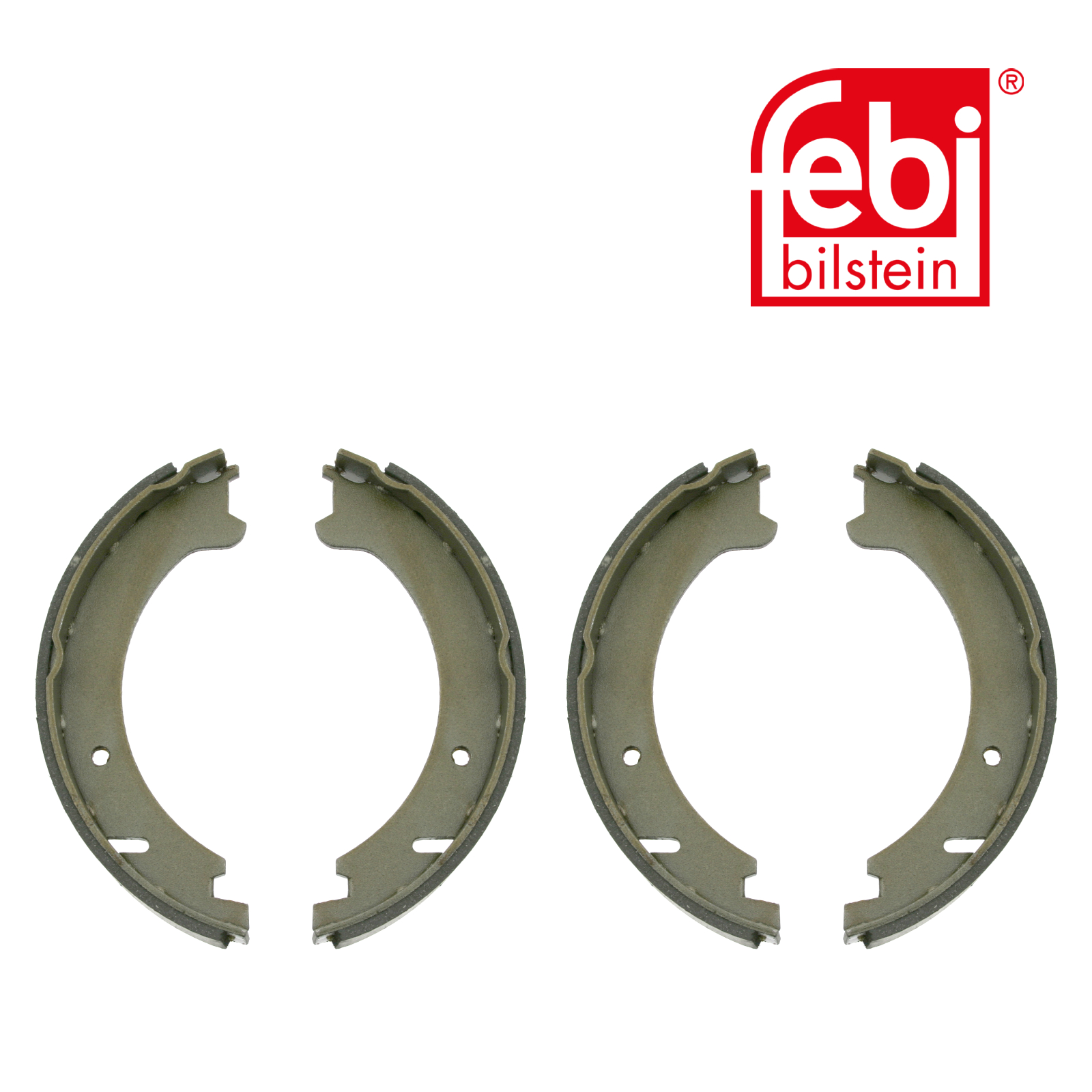 Febi Parking Brake Shoe Set Rear 15067