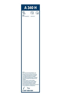 Bosch Aerotwin Wiper Blade 340mm — A340H fits Alpina B3 2007-2013