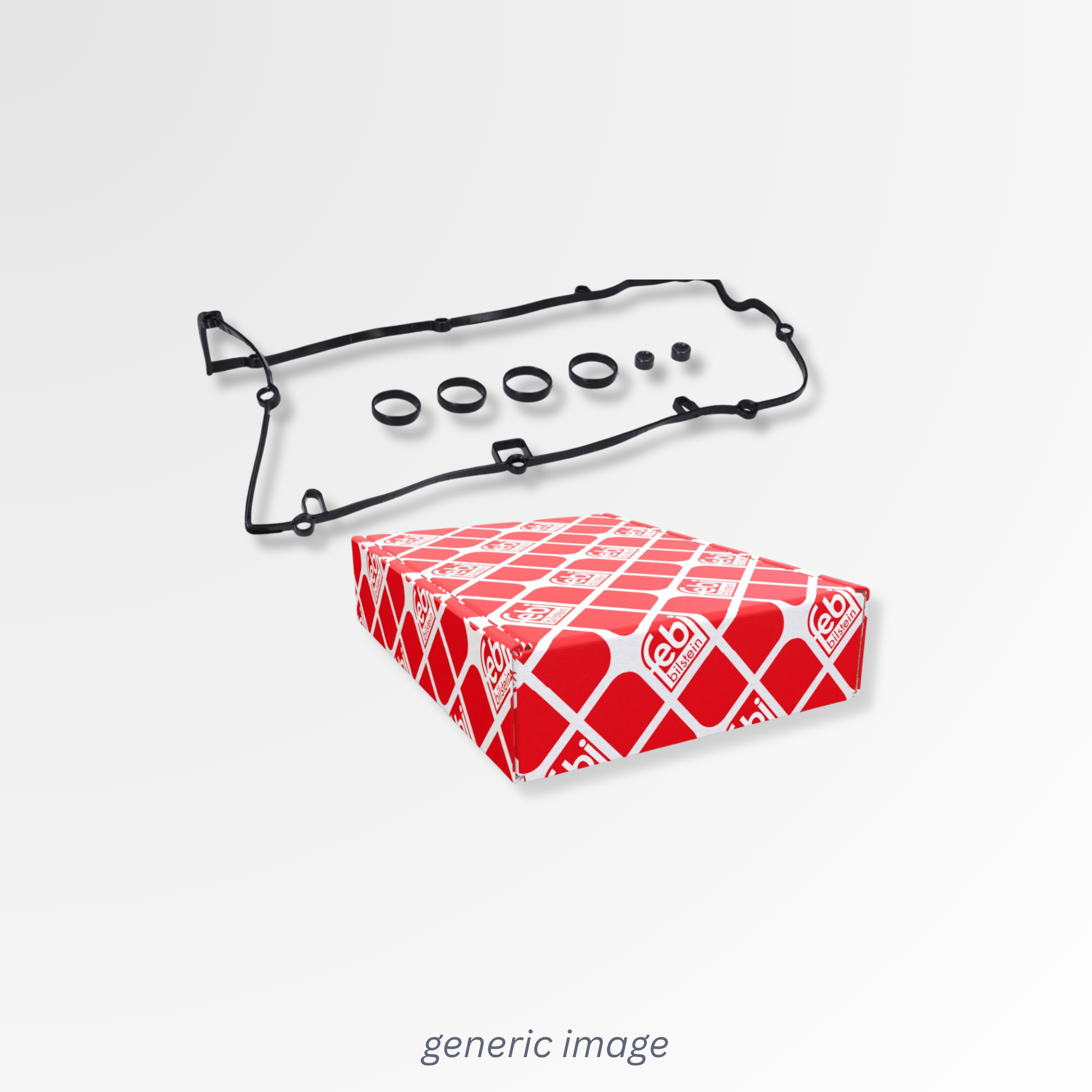 Febi Cylinder Head Cover Gasket Rubber 102304