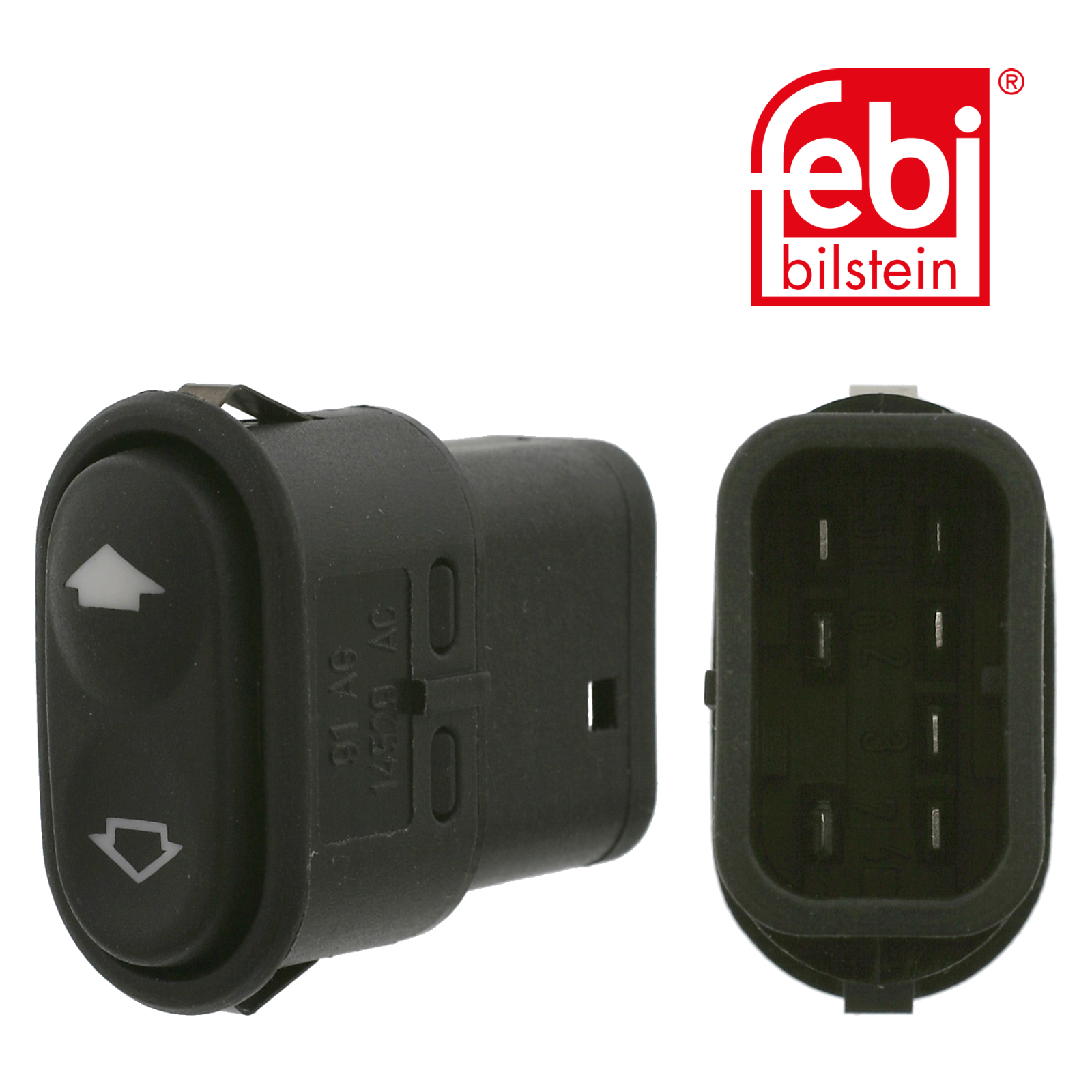 Febi Electric Window Switch Control Right Front 7 Pin 19344
