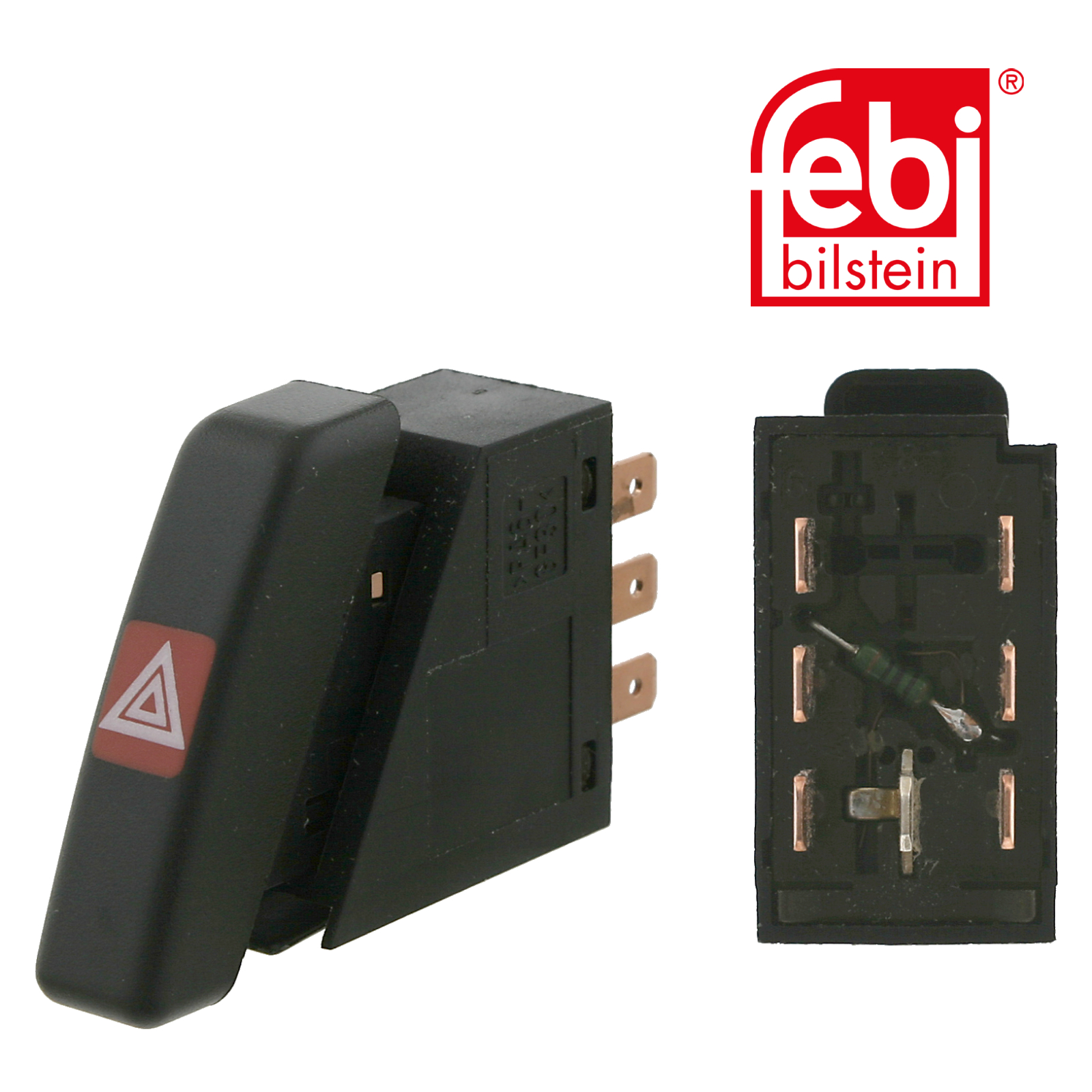 Febi Hazard Warning Light Switch Dashboard 7 Connectors 01515