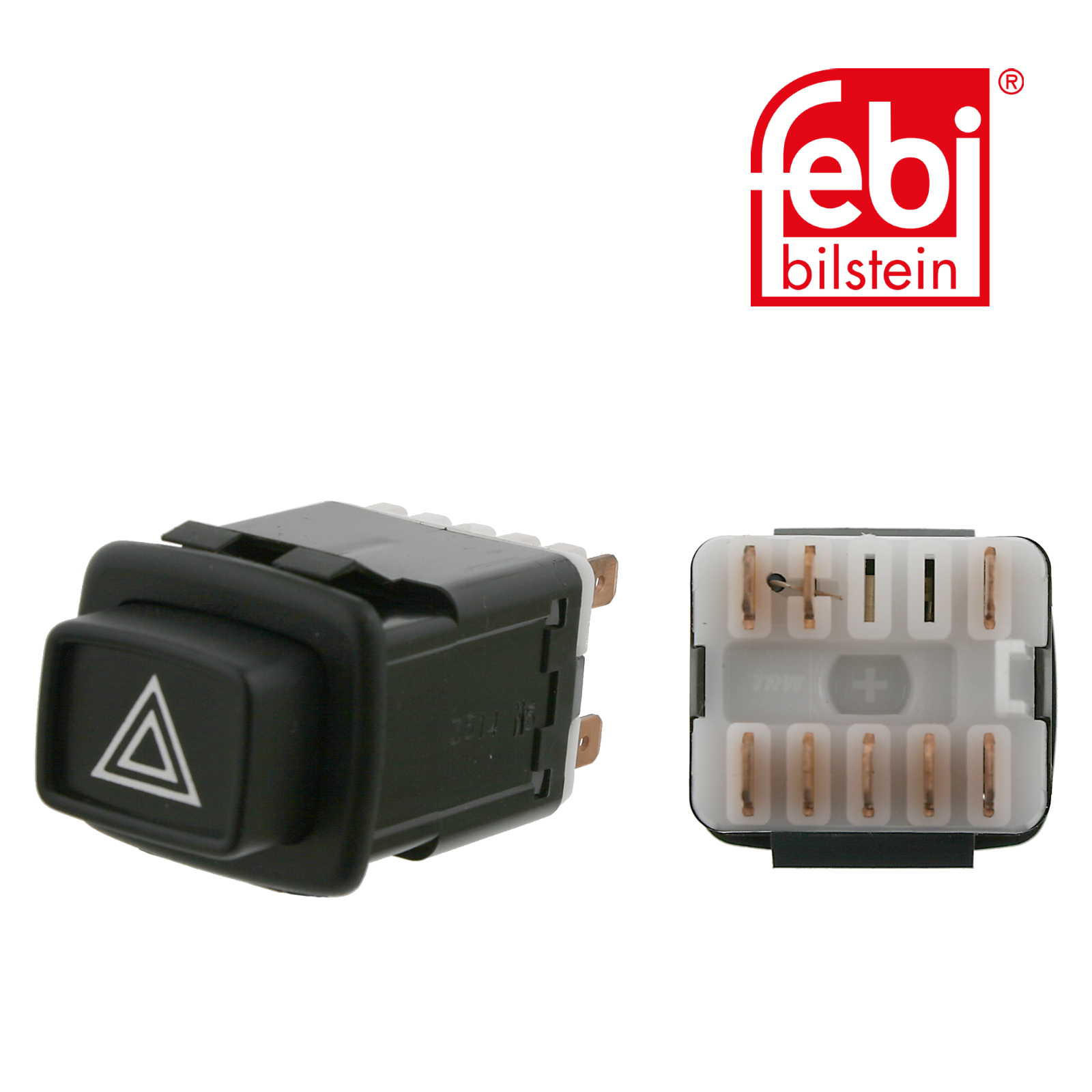 Febi Hazard Warning Light Switch 8 Connectors 10419