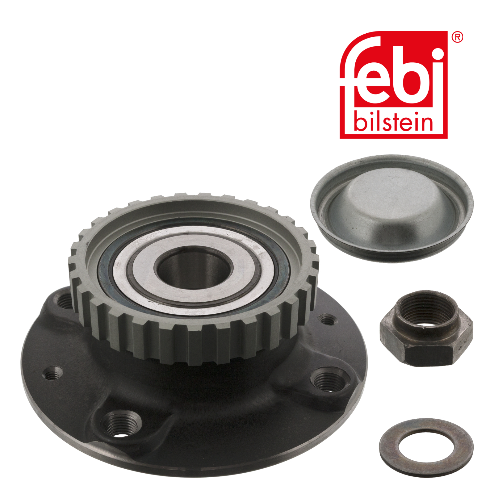 Febi Wheel Bearing Kit Rear Right 129mm 43505