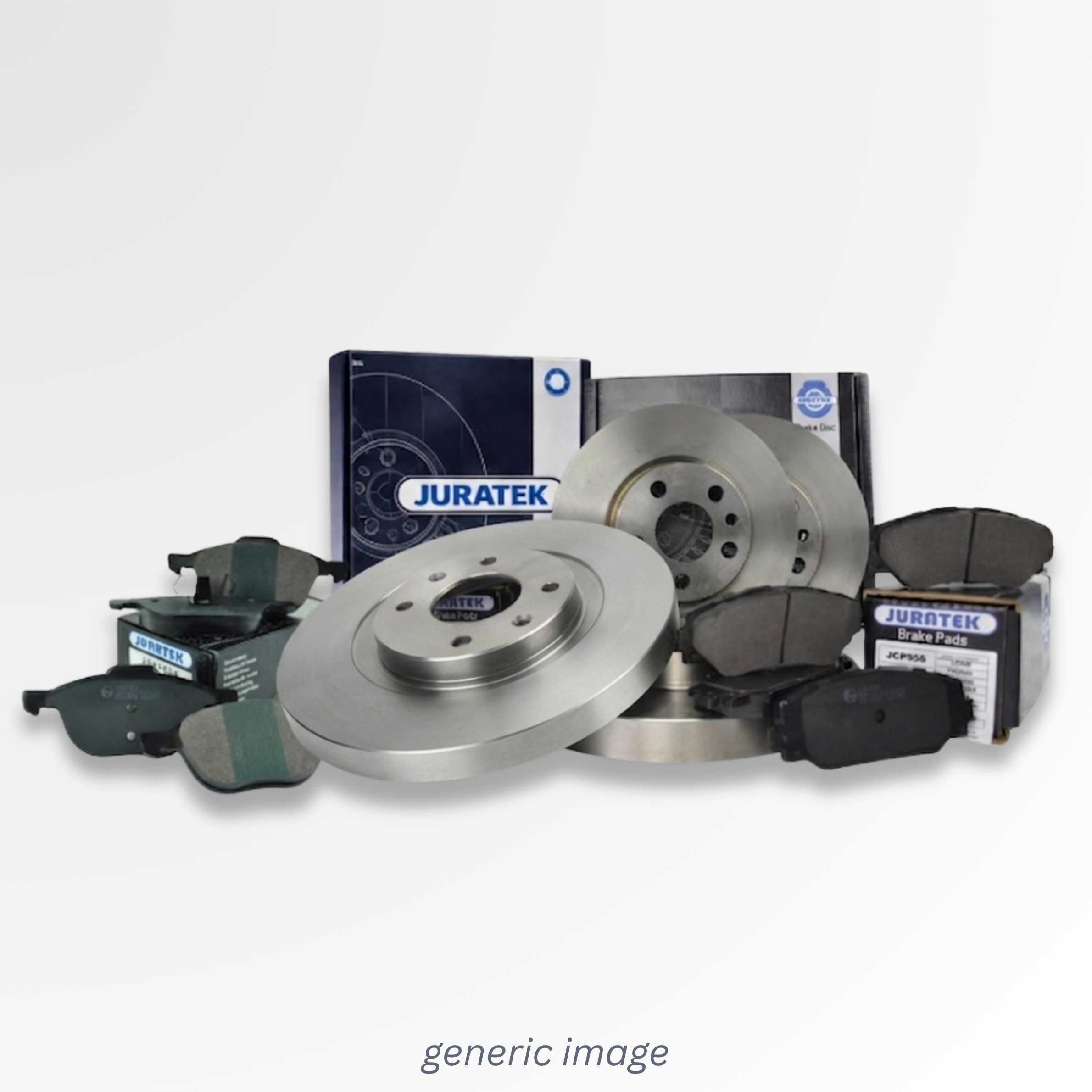 Juratek Front & Rear Brake Discs & Pads fits Land Rover Discovery I 1989-1998