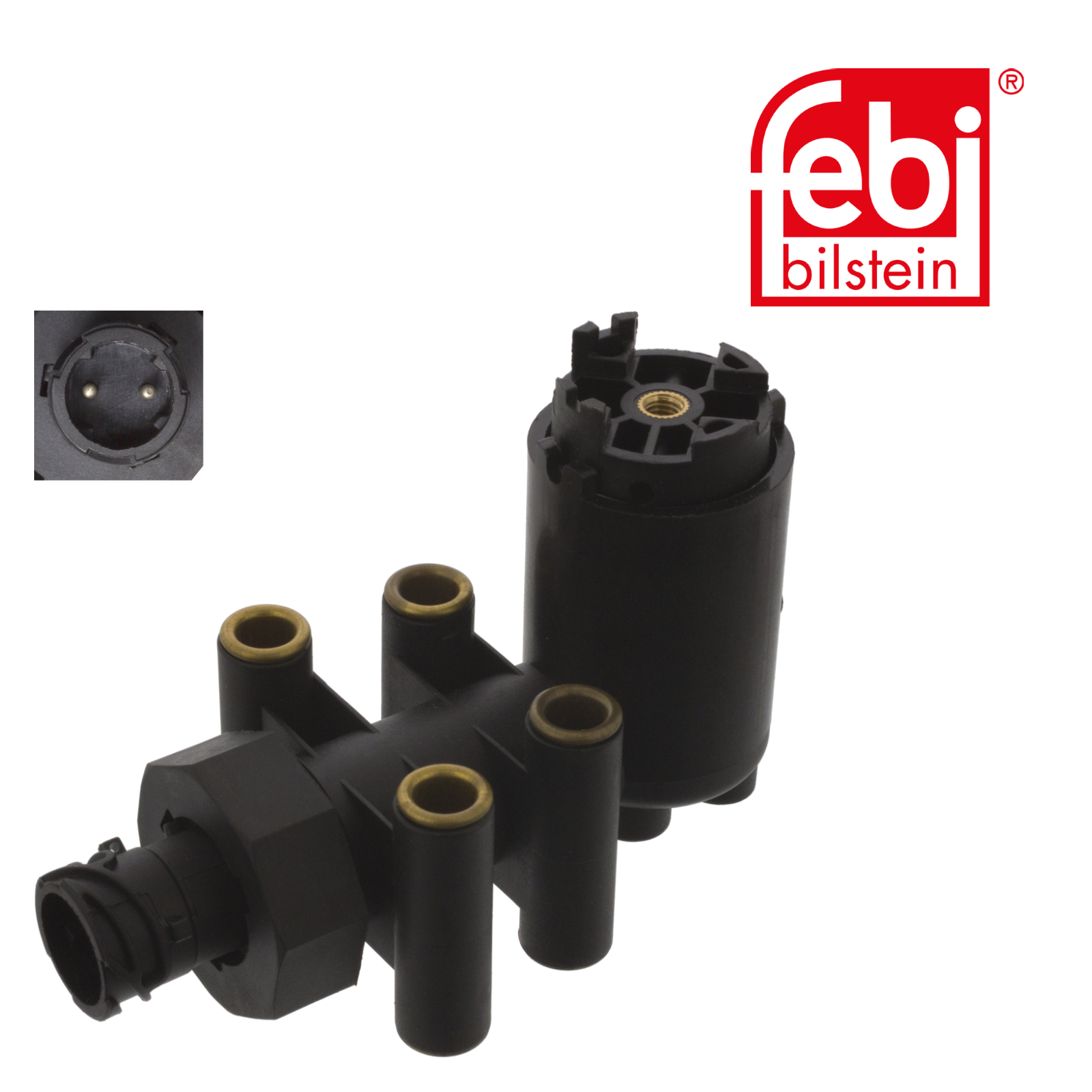 Febi Pneumatic Suspension Level Sensor Thick 2 Connectors 45243