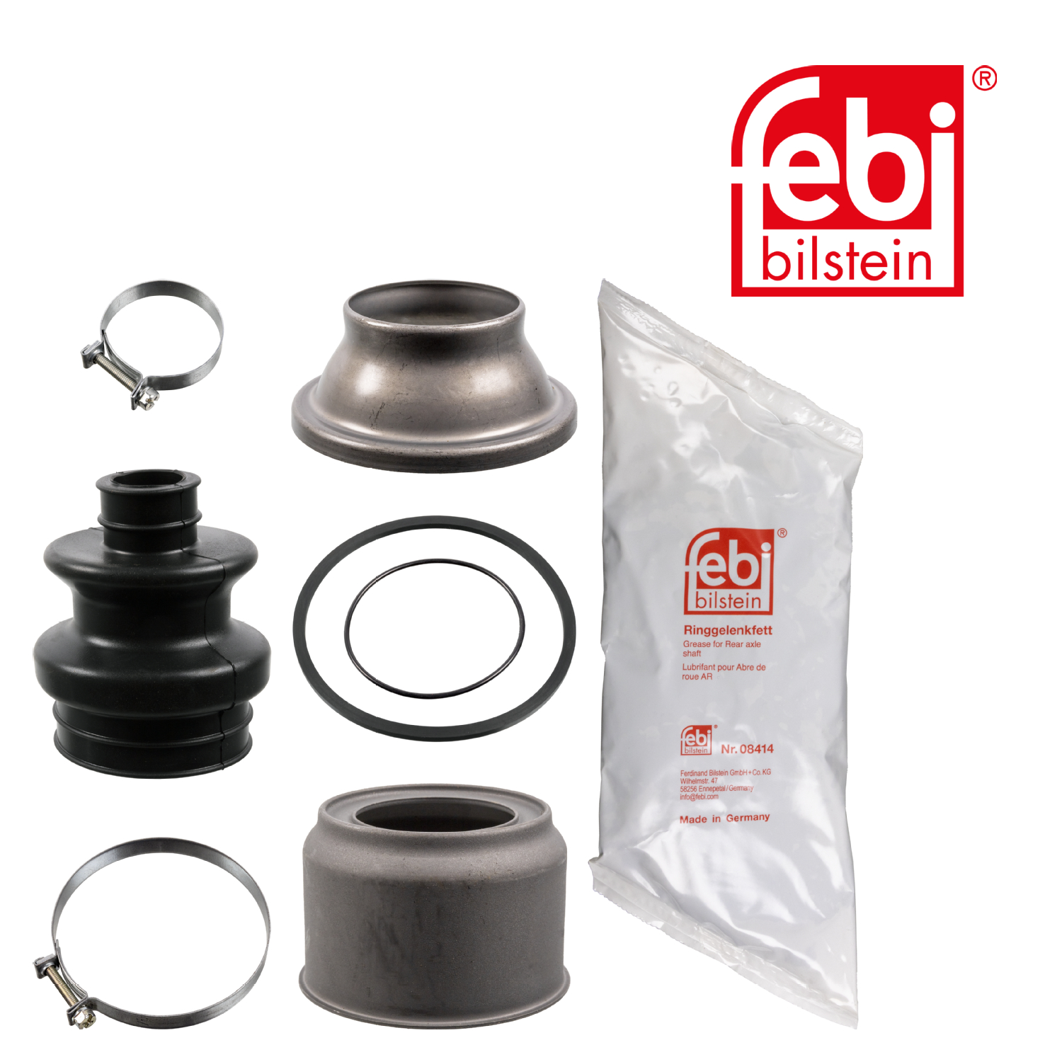 Febi Drive Shaft Bellow Kit Wheel Side Rubber 08460