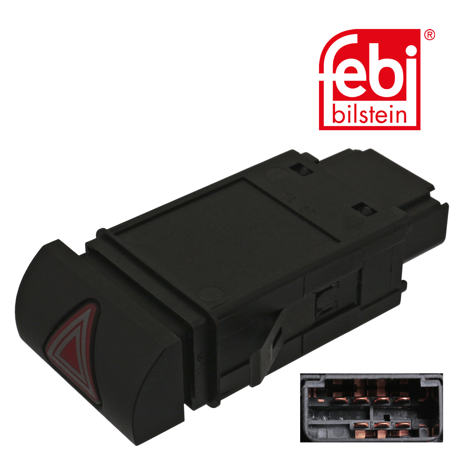 Febi Hazard Warning Light Switch 7 Connectors 100405