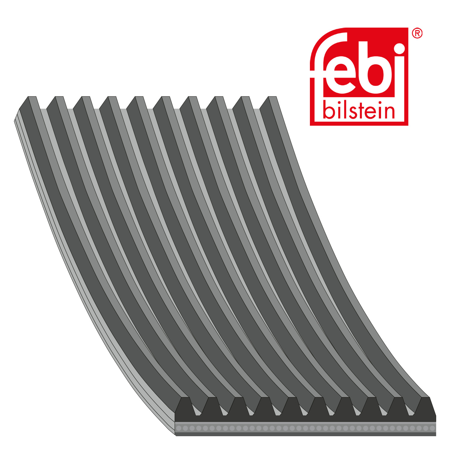 Febi Multi V-Ribbed Drive Belt 104658