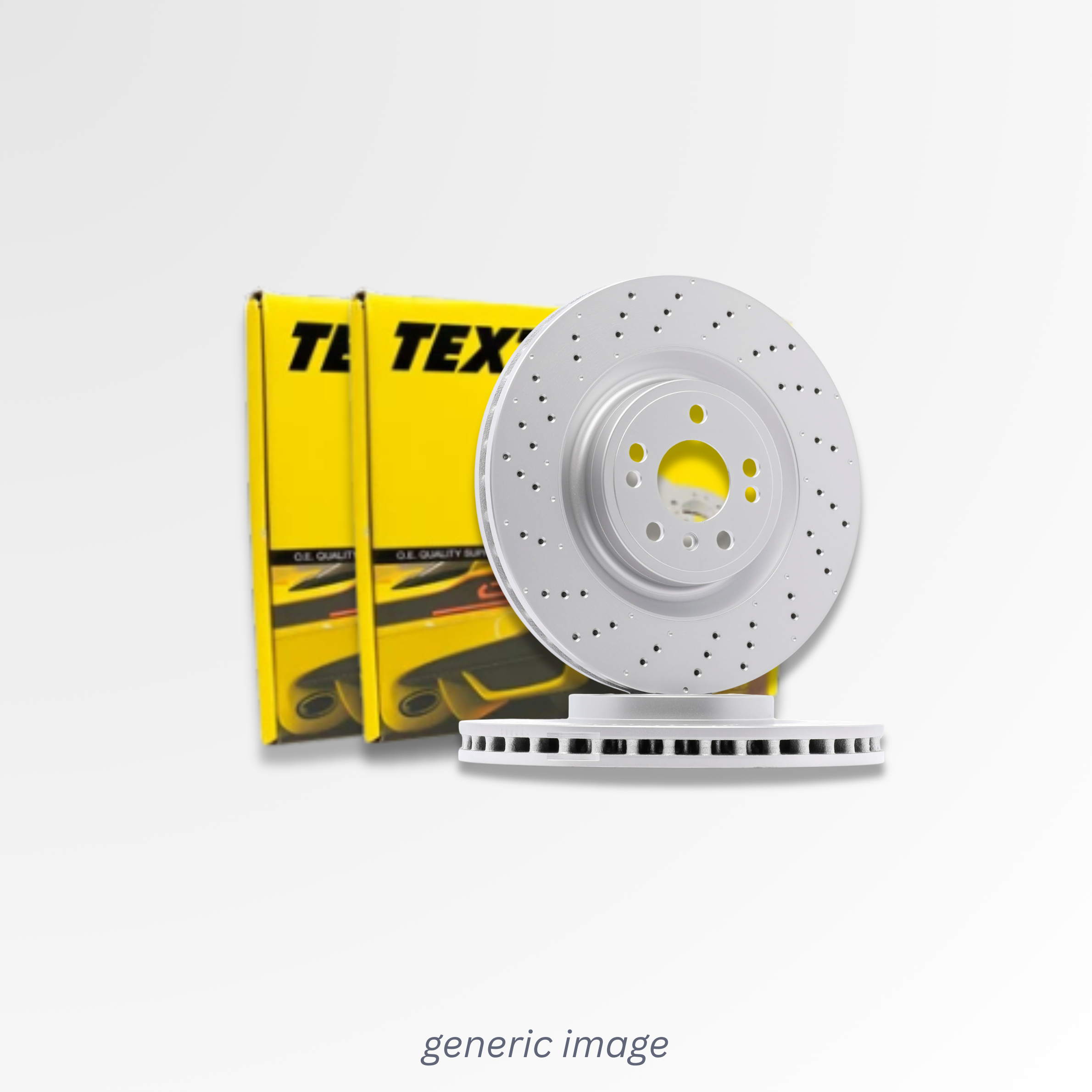 Textar 2 x Perforated Front Brake Discs 92277605
