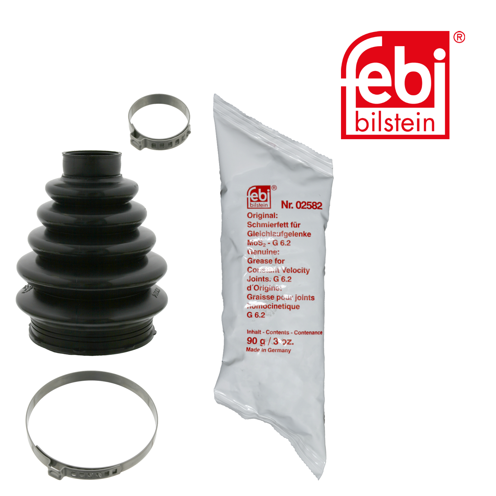 Febi Drive Shaft Bellow Kit Front Right Thermoplast 27125
