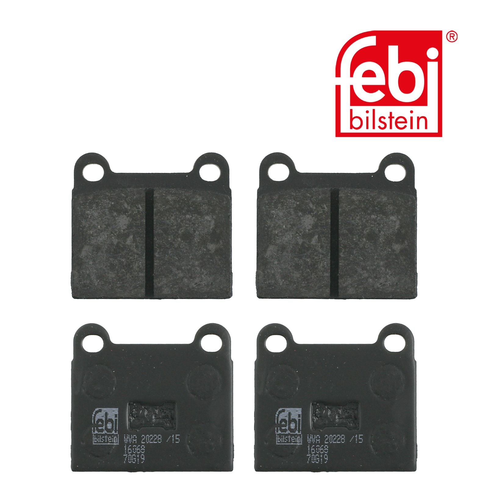 Febi Front Brake Pad Set 16068