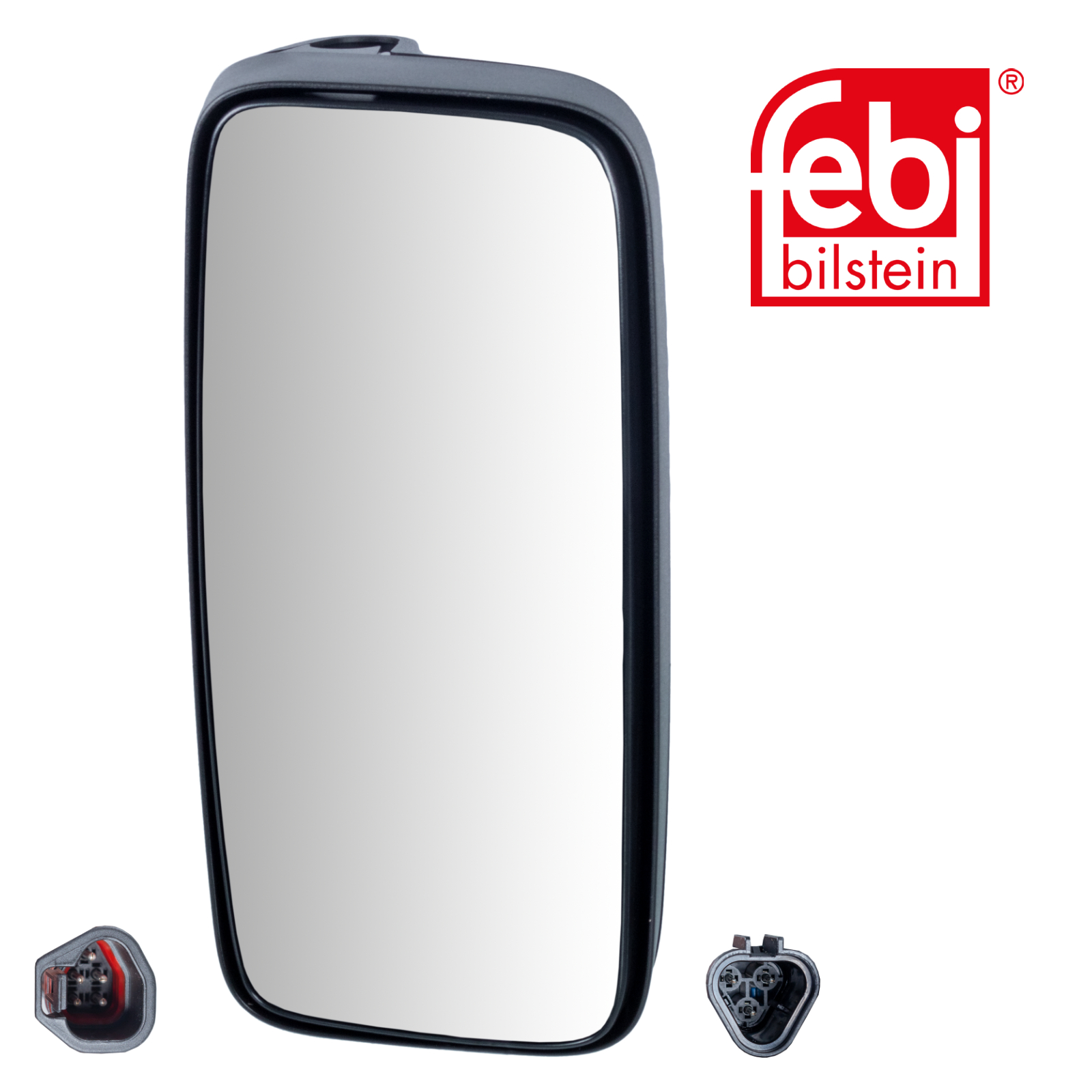 Febi Driver Cab Exterior Mirror Wide 121mm Thick 107949