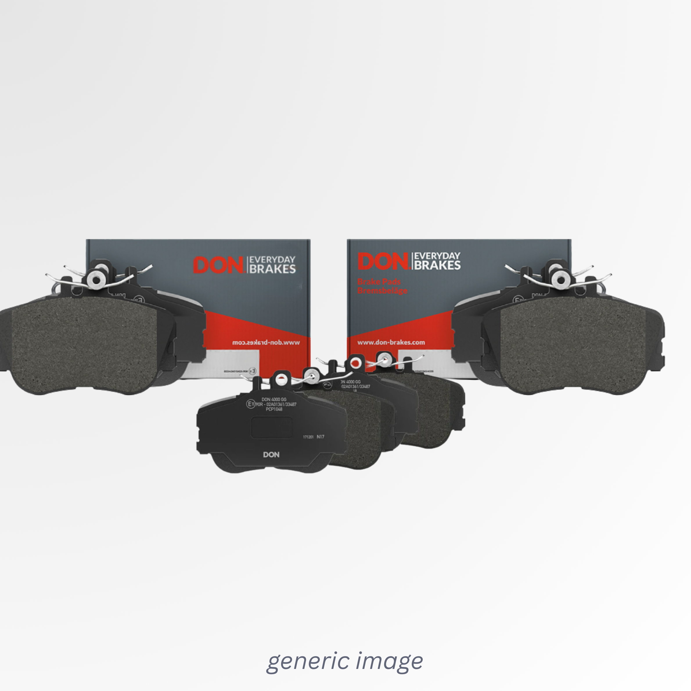 DON Front & Rear Pads fits Nissan Primera 2002-2008 1.6 1.8 1.9 2.0 2.2