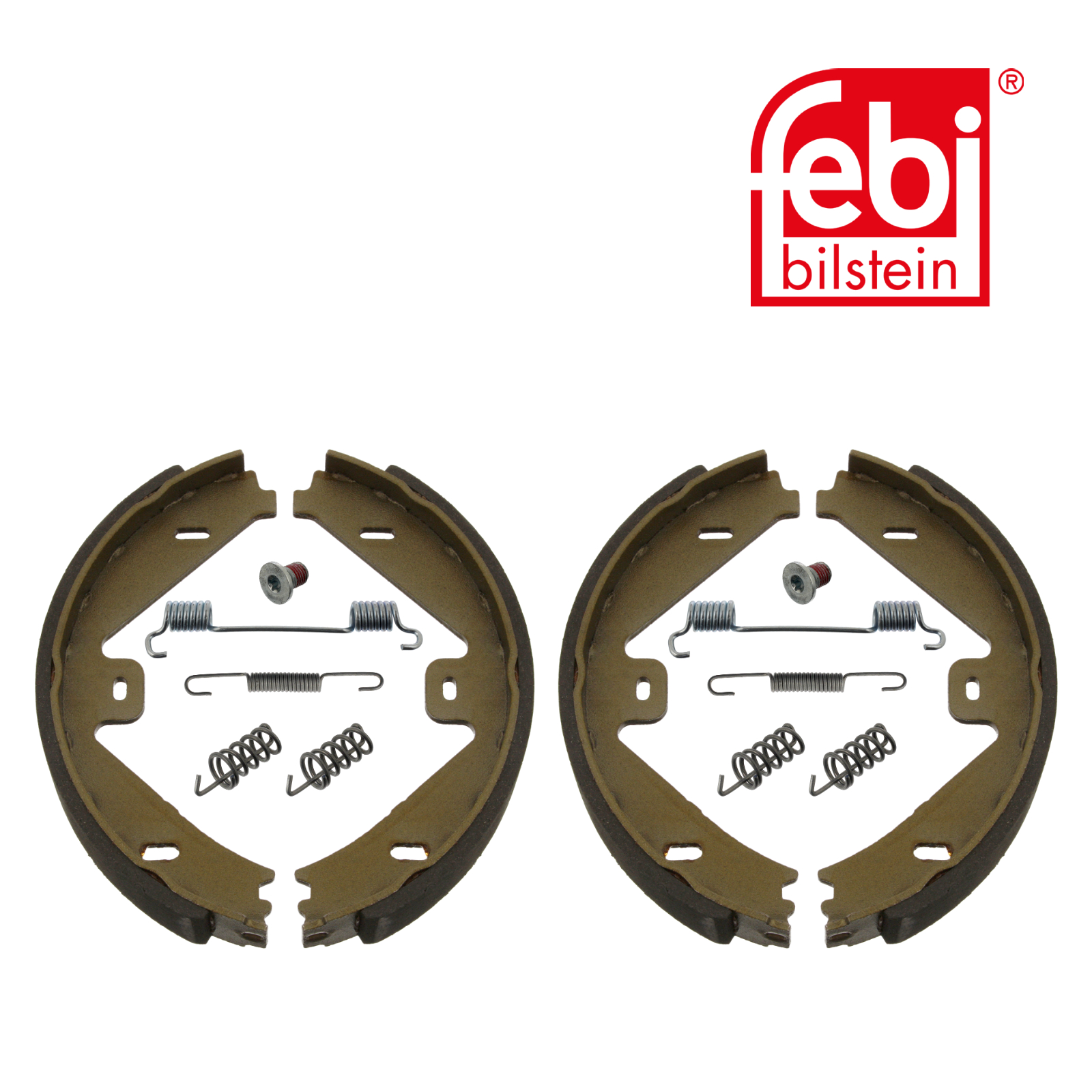 Febi Parking Brake Shoe Set Rear 39715