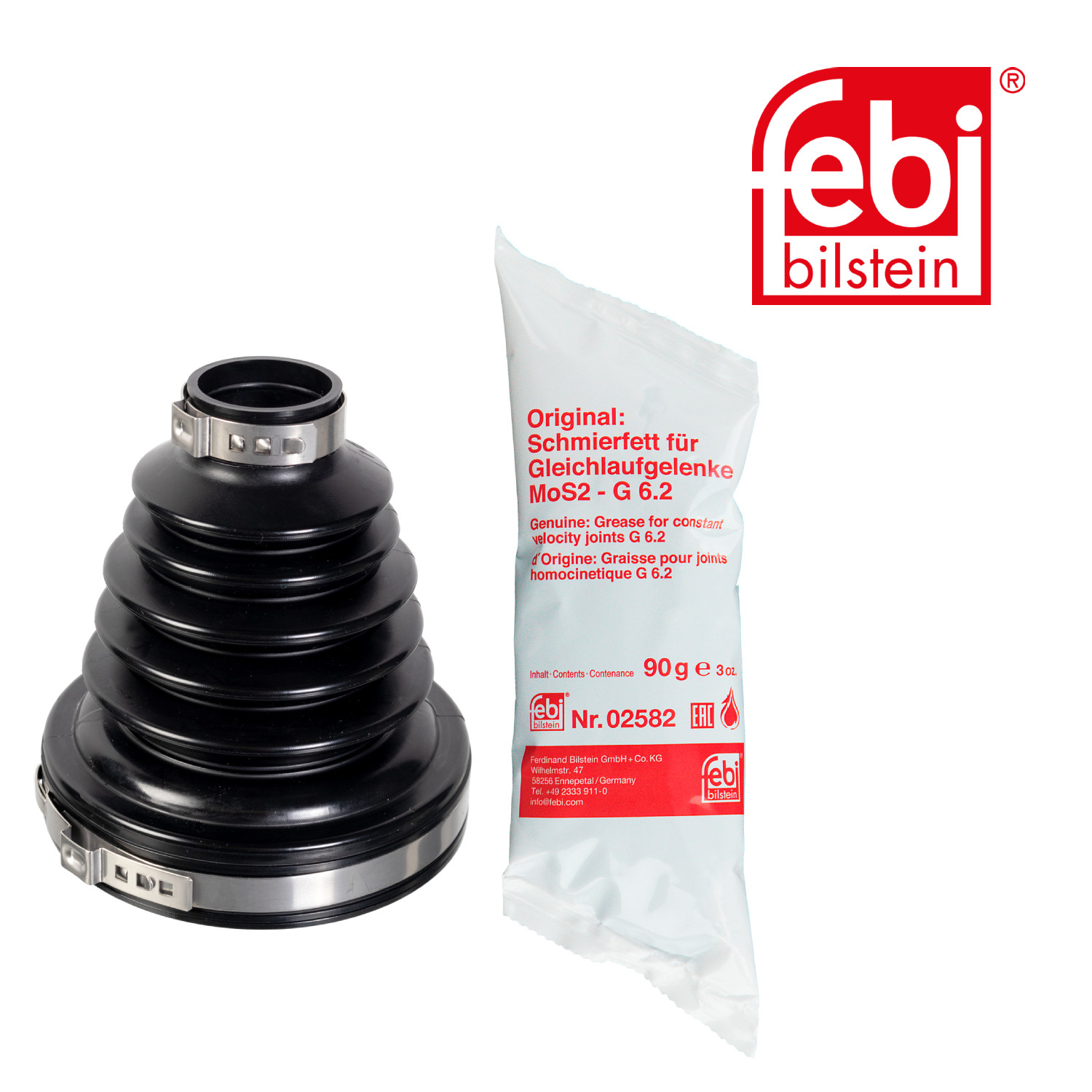Febi Drive Shaft Bellow Kit Front Right Thermoplastic polyester 180032