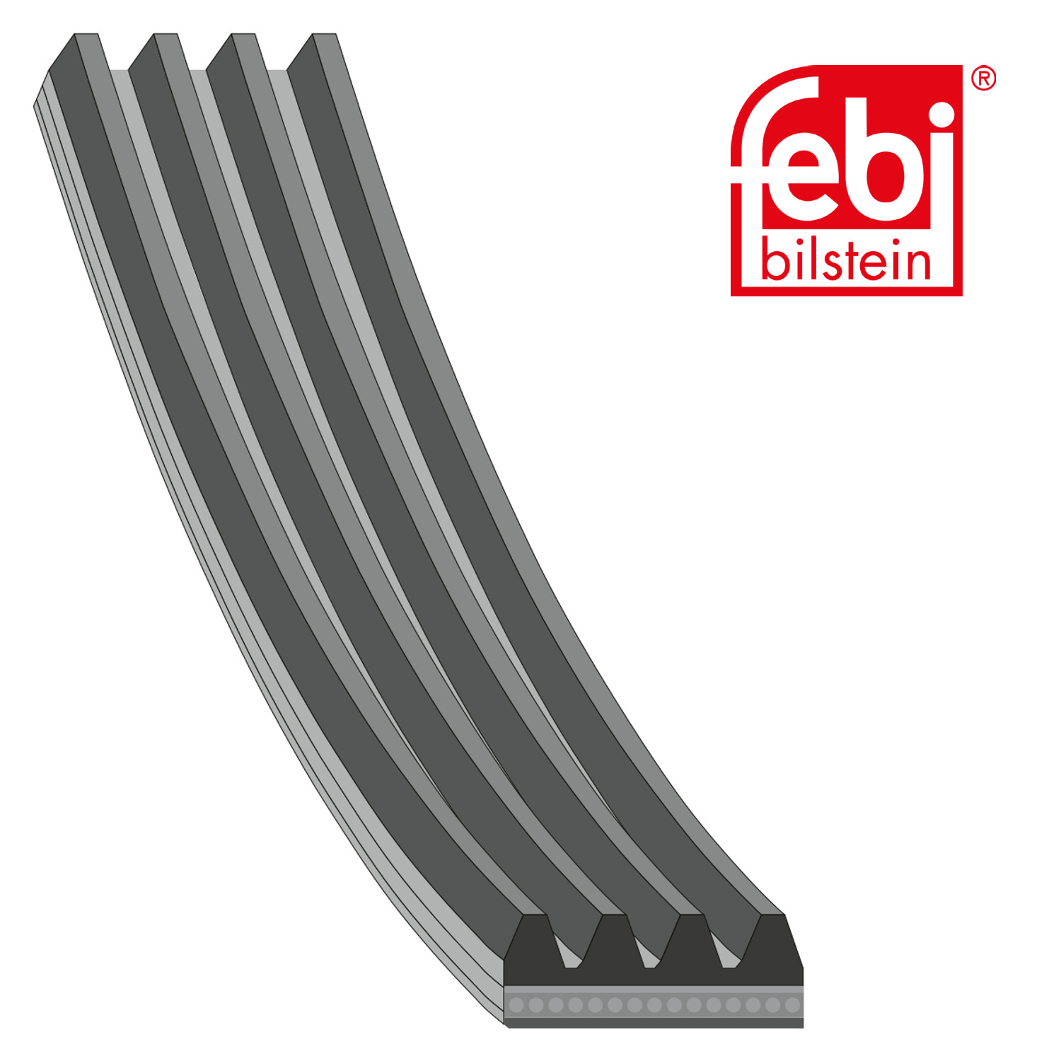 Febi Multi V-Ribbed Drive Belt 104566