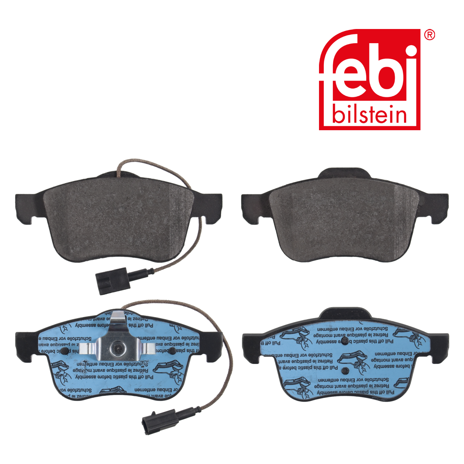 Febi Front Brake Pad Set 16847