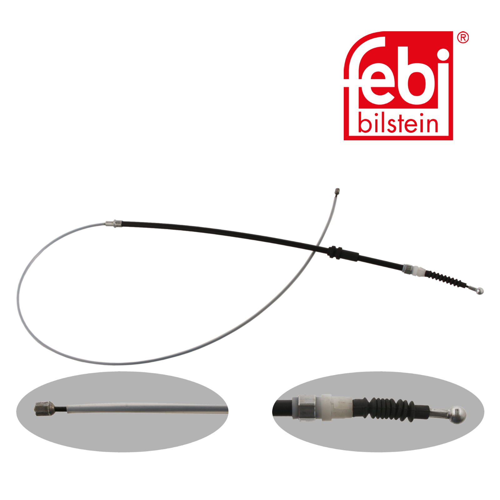 Febi Handbrake Cable Rear 37218