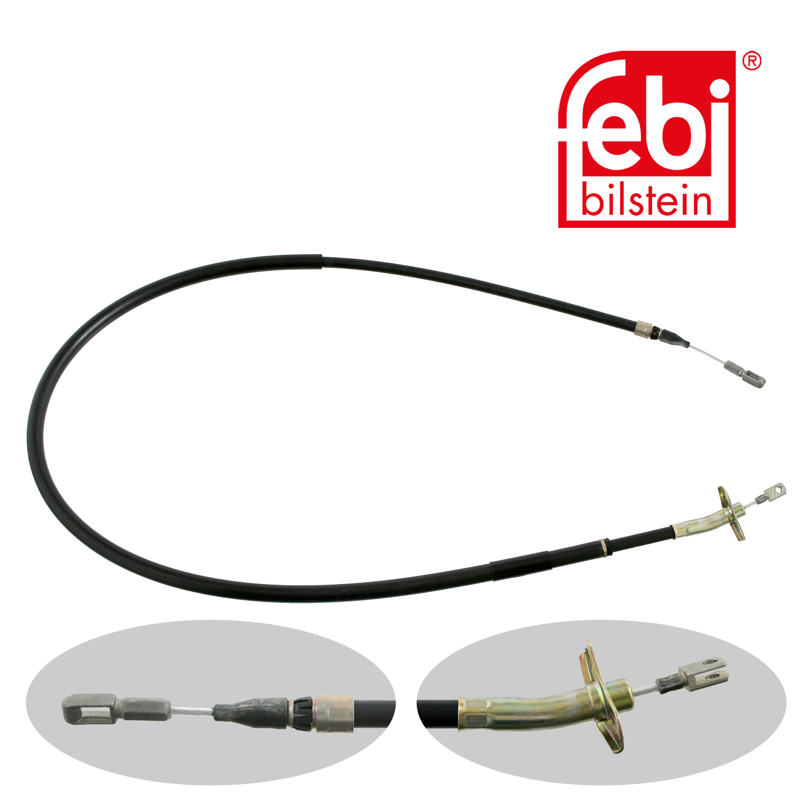 Febi Handbrake Cable Left Rear 09500