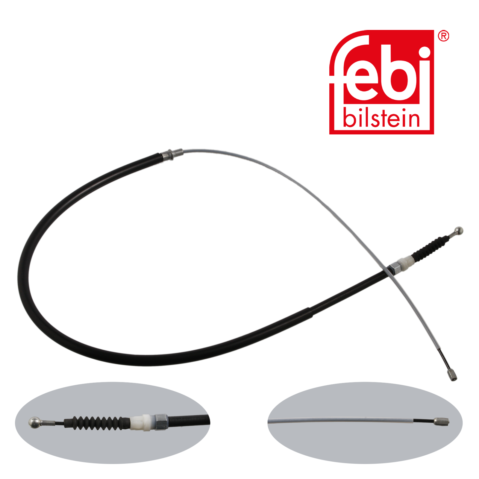Febi Handbrake Cable Left Rear 36347