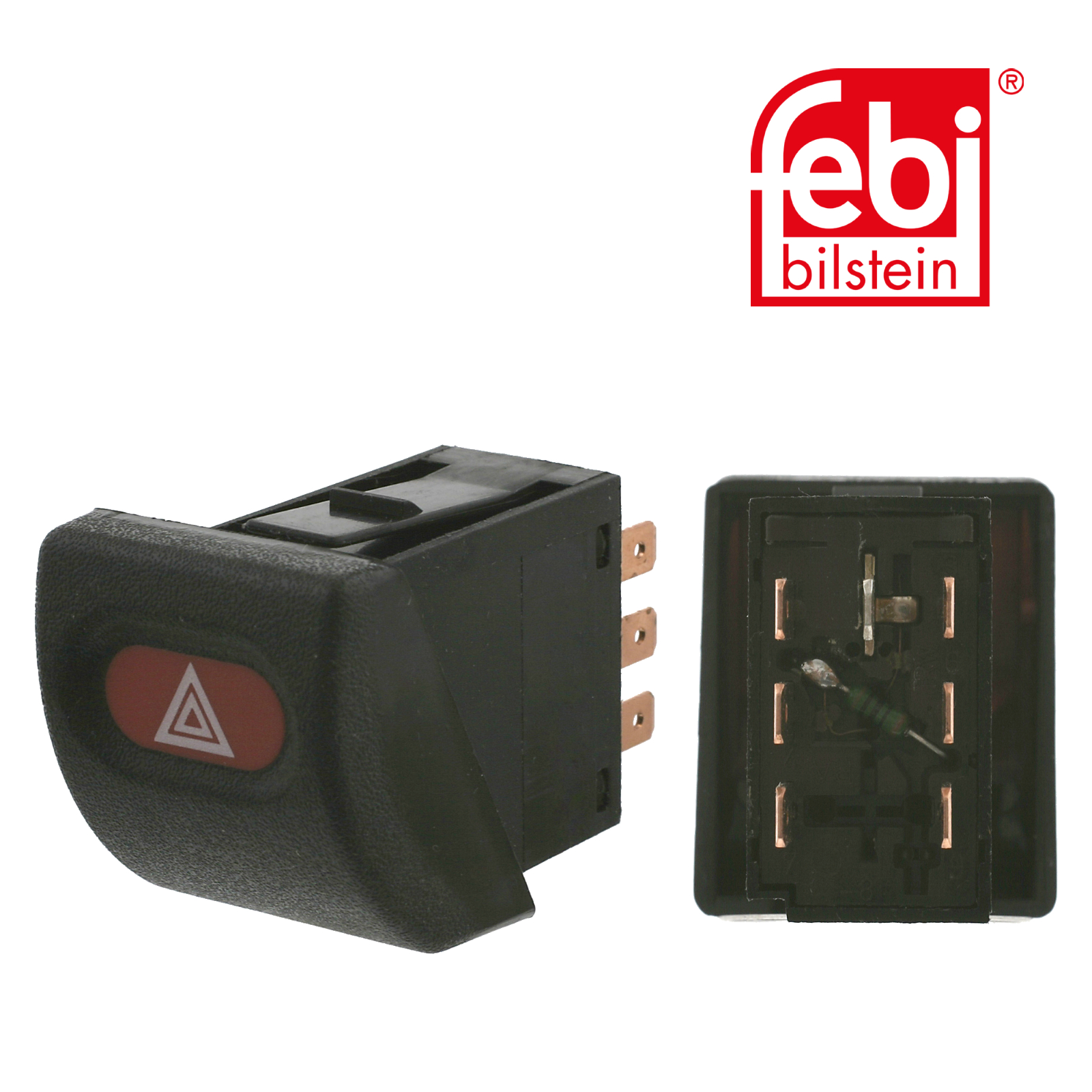 Febi Hazard Warning Light Switch Dashboard 7 Connectors 01565