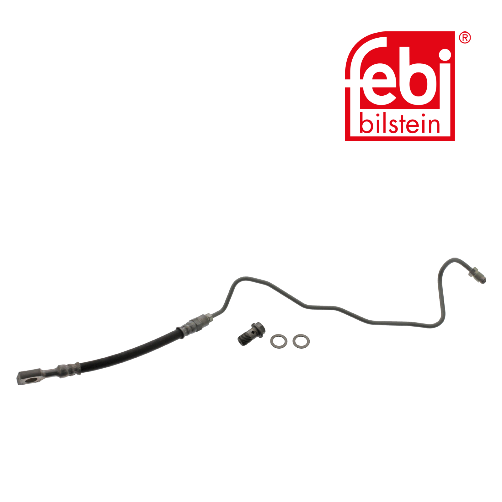 Febi Brake Hydraulic Hose Line Rear Right 45212