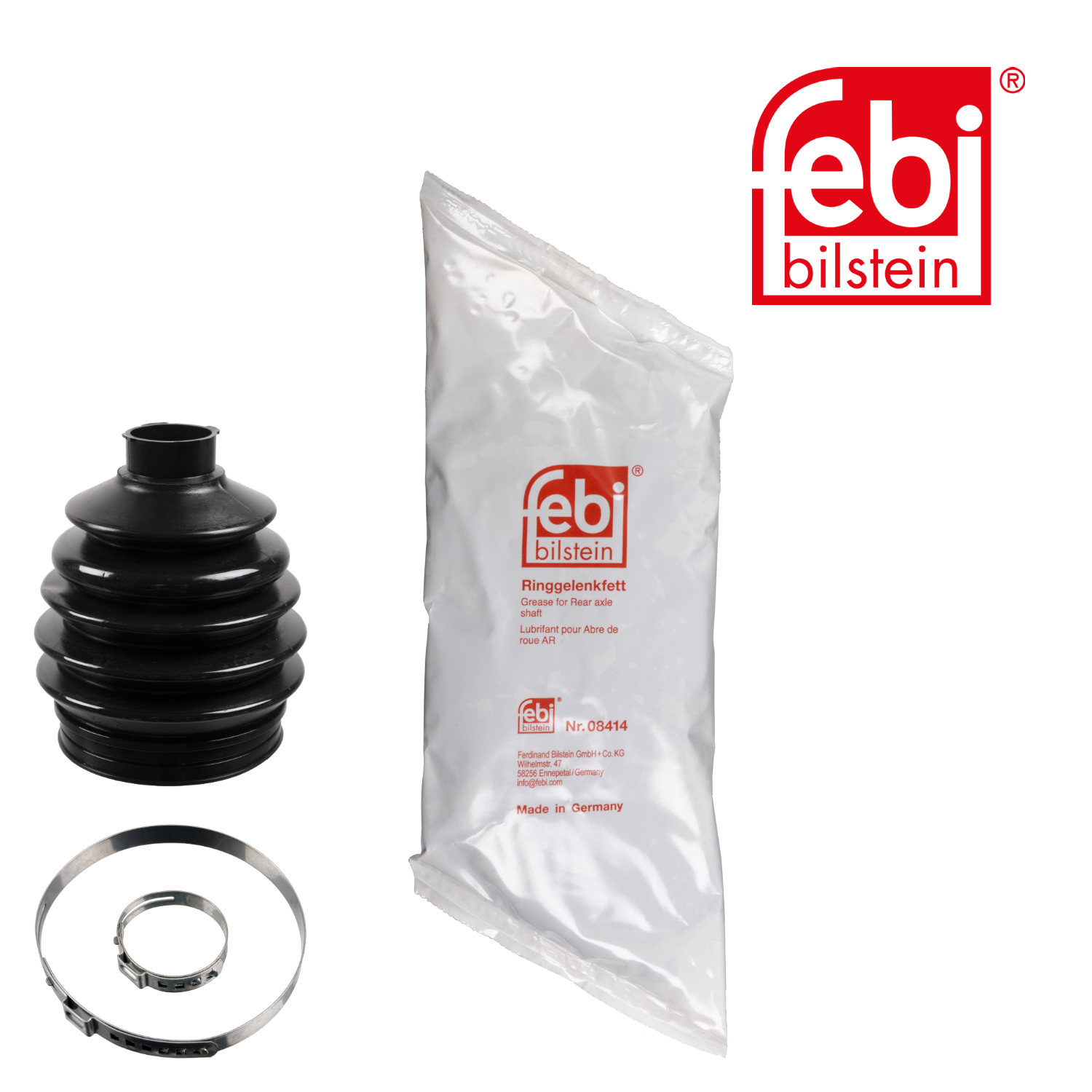 Febi Drive Shaft Bellow Kit Front Thermoplast 36521