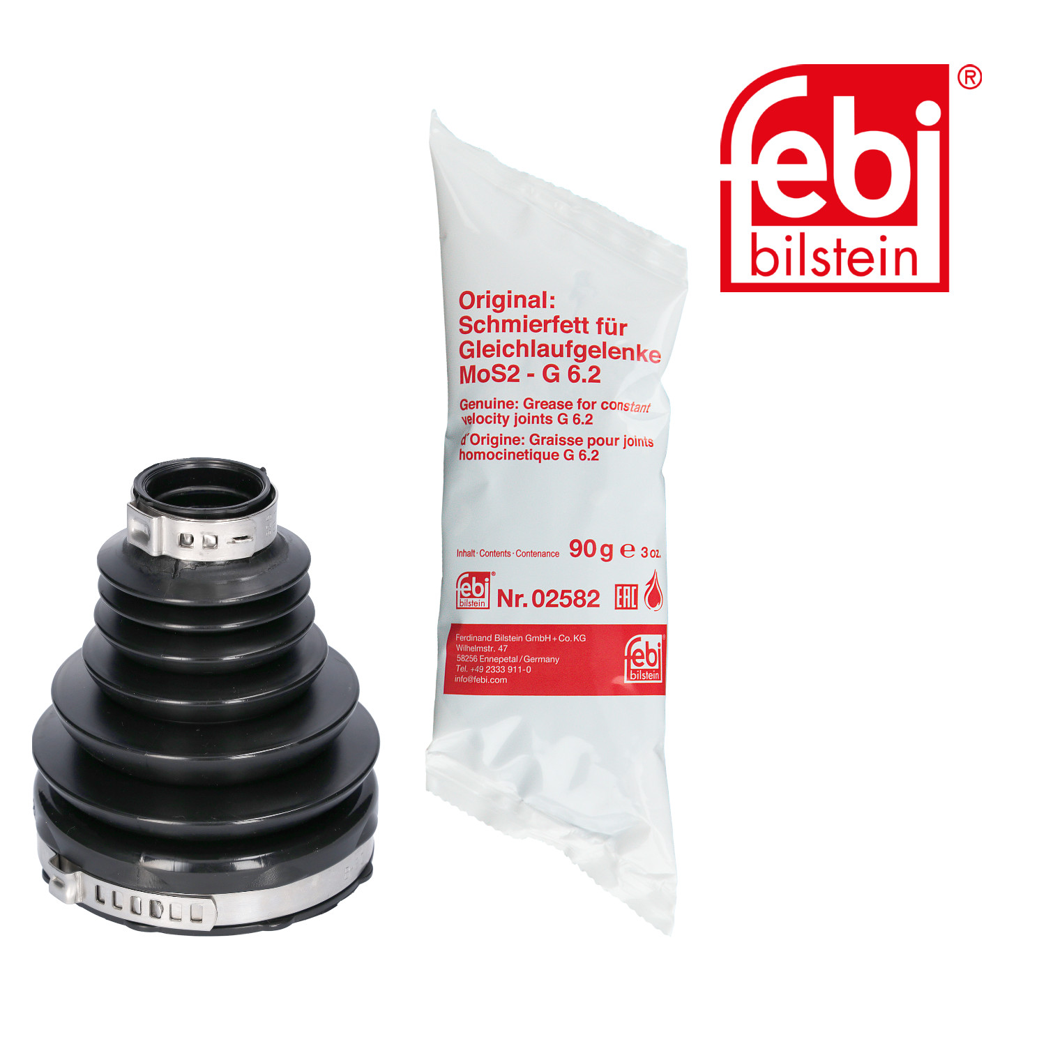 Febi Drive Shaft Bellow Kit Front Right Thermoplastic polyes 181601