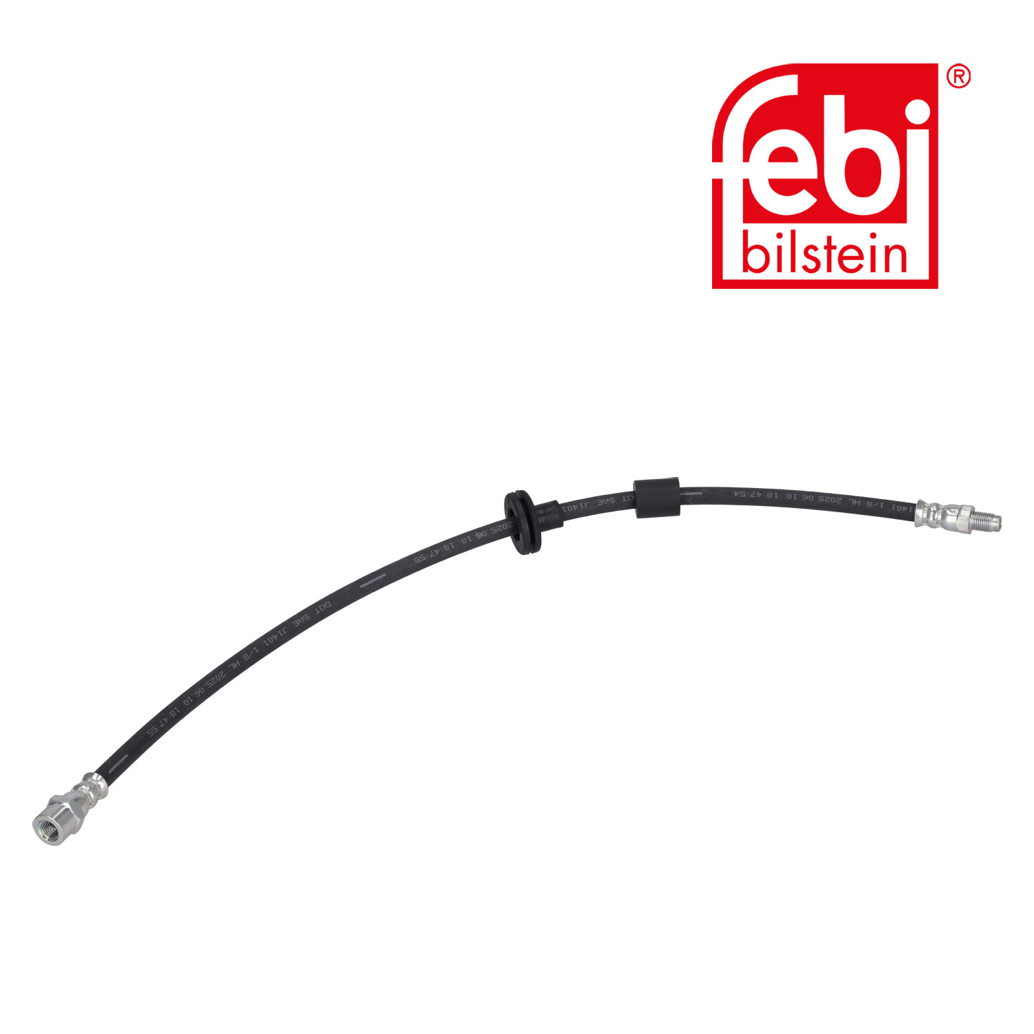 Febi Brake Hydraulic Hose Line Front Right 02039