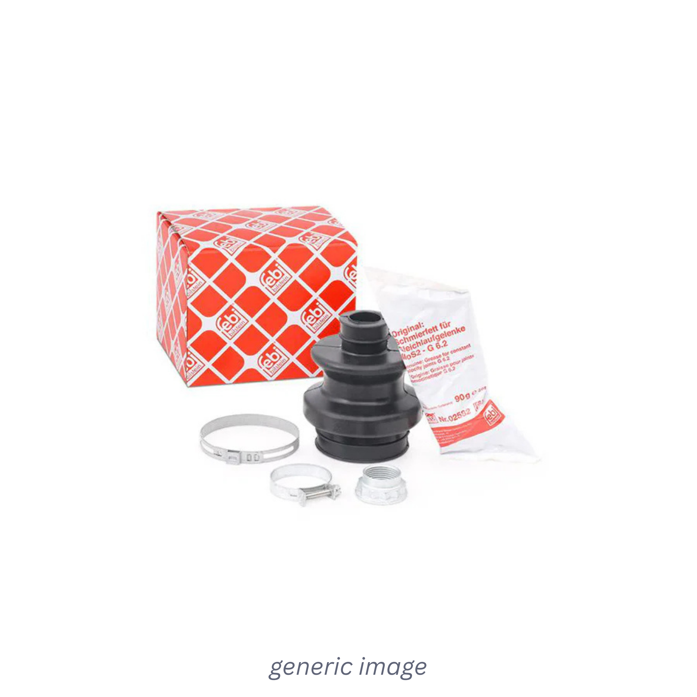 Febi Drive Shaft Bellow Kit Front Right Rubber 100216