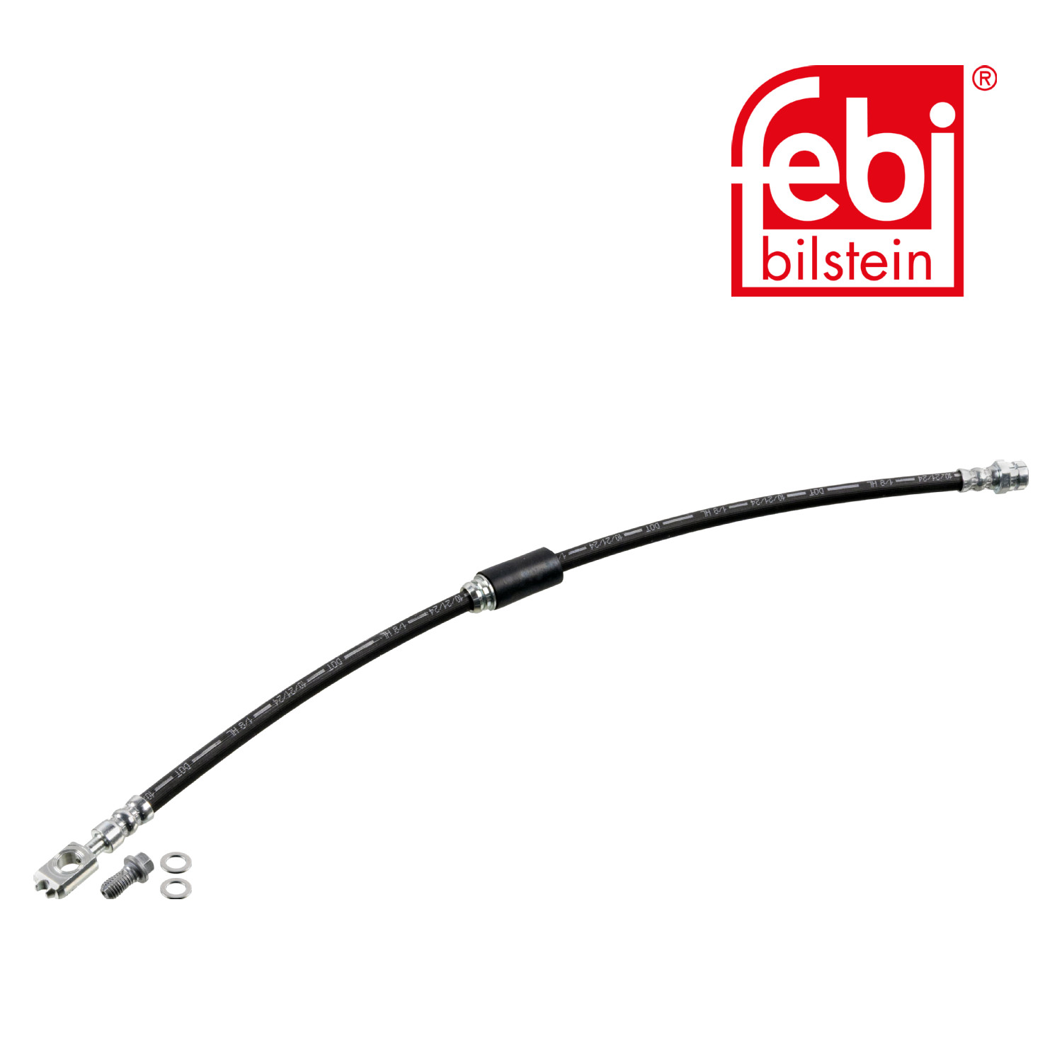 Febi Brake Hydraulic Hose Line Front Right 27934